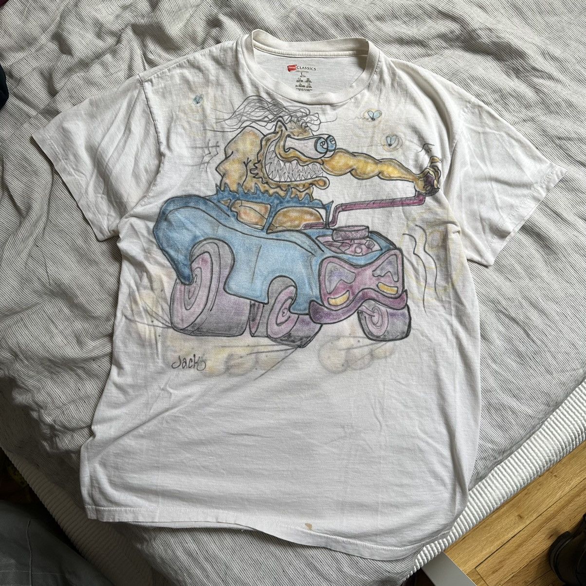 Other × Vintage Vintage 90s 00s Monster Hot Rod Car Aibrush Jack Graphic Tee Size US L / EU 52-54 / 3 - 3 Thumbnail
