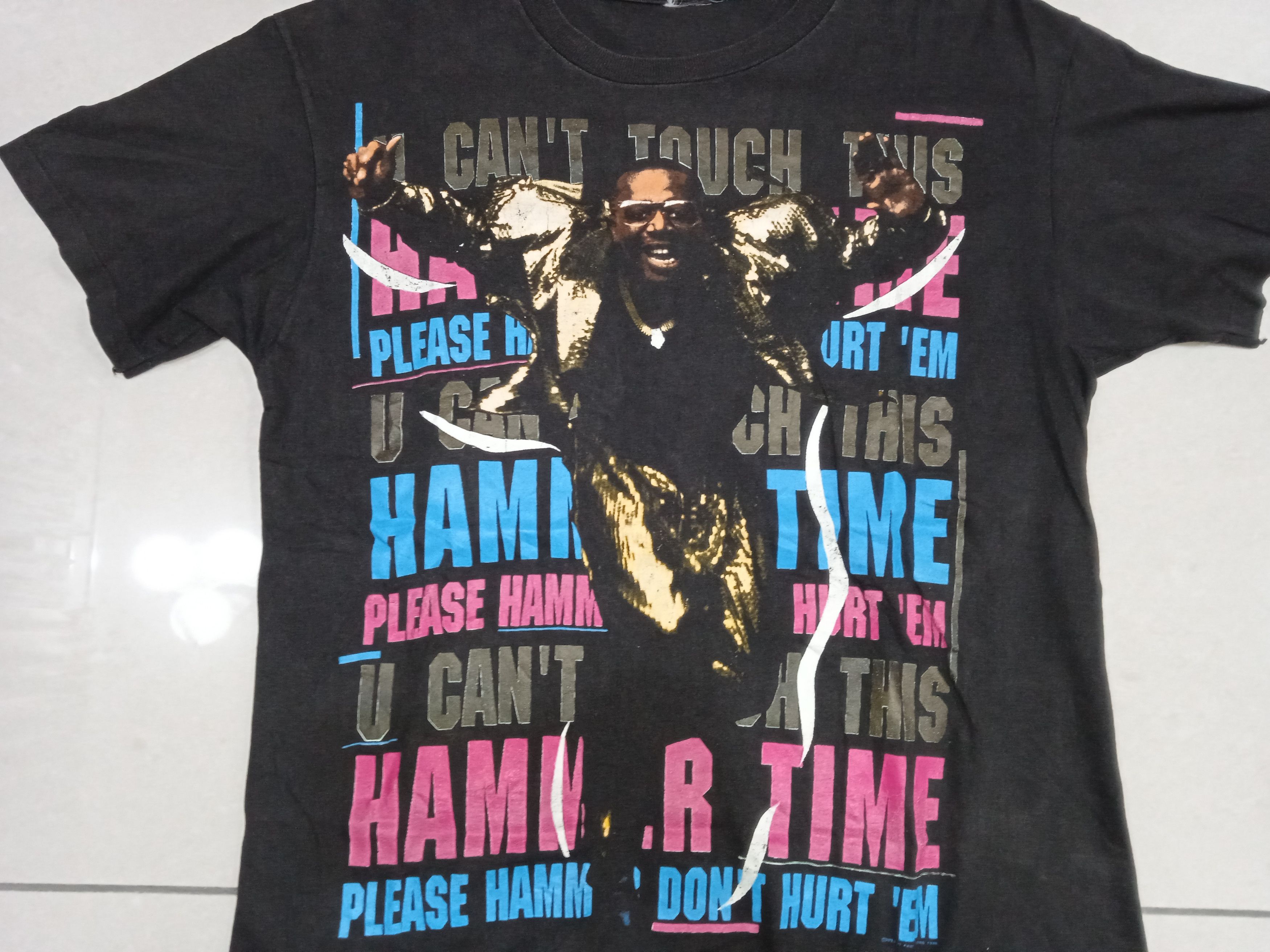 Vintage Vintage 90s MC Hammer 1991 T-Shirt Size US M / EU 48-50 / 2 - 4 Thumbnail