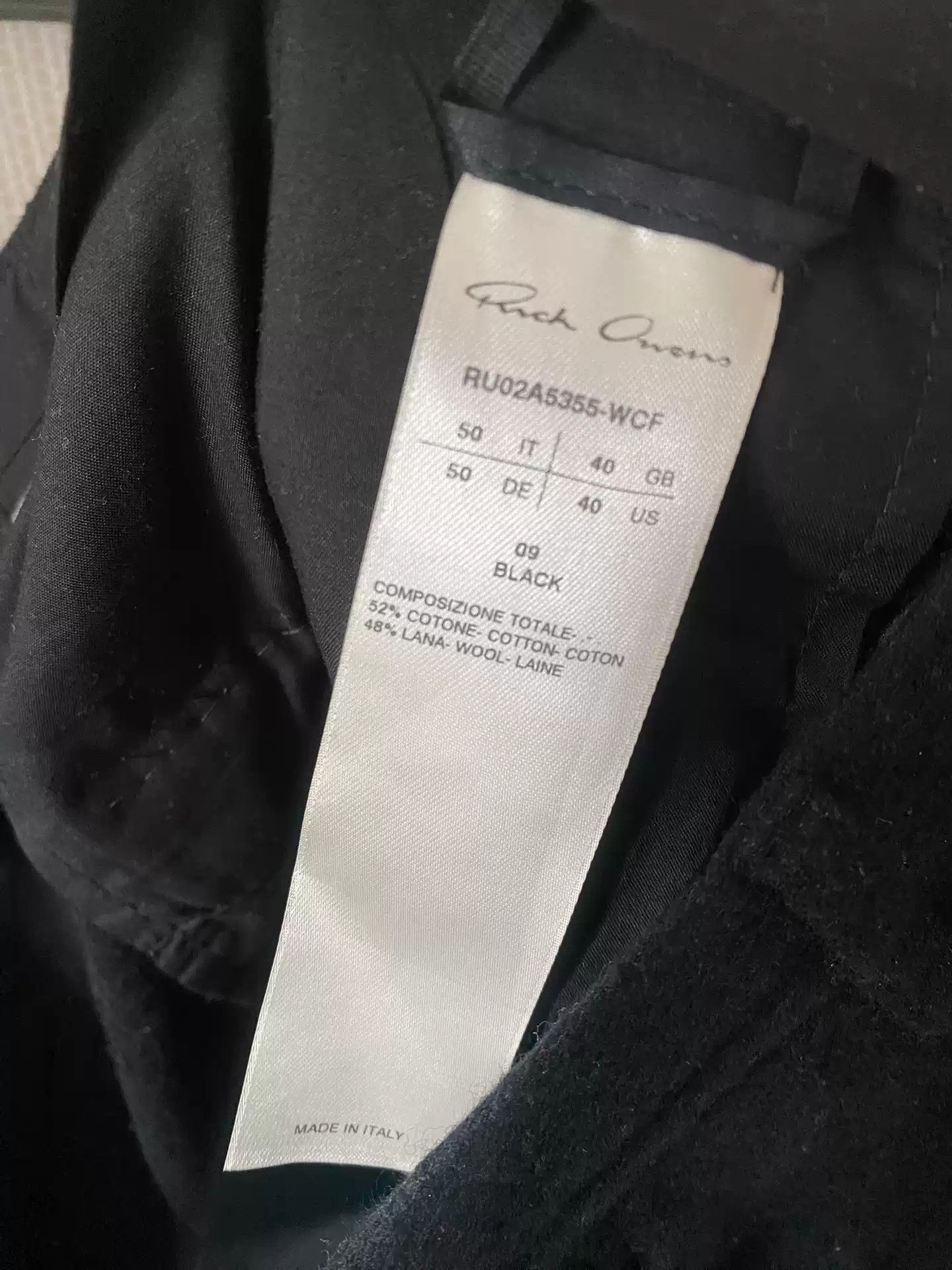 Rick Owens Rick Owens 21FW Gethsemane wide-leg trousers Size US 34 / EU 50 - 5 Thumbnail