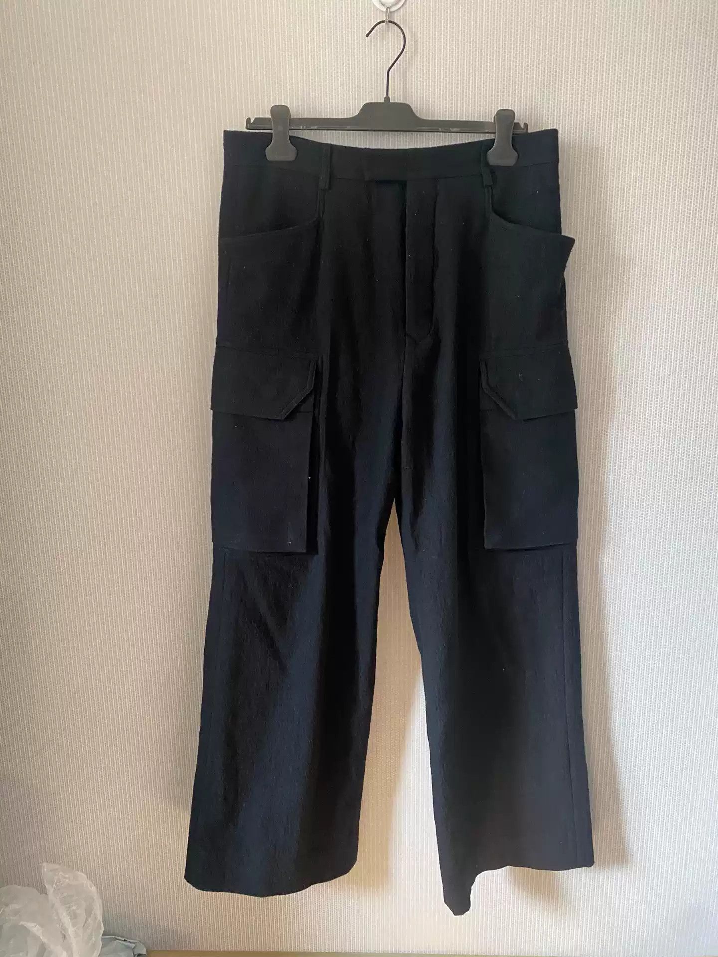 Rick Owens Rick Owens 21FW Gethsemane wide-leg trousers Size US 34 / EU 50 - 1 Thumbnail