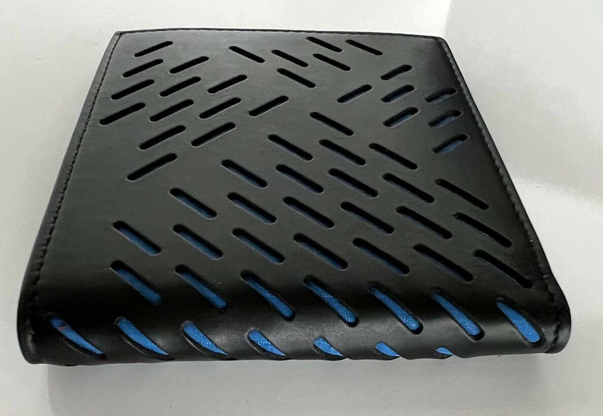 Bottega Veneta Wallet in Black & Blue Size ONE SIZE - 8 Thumbnail