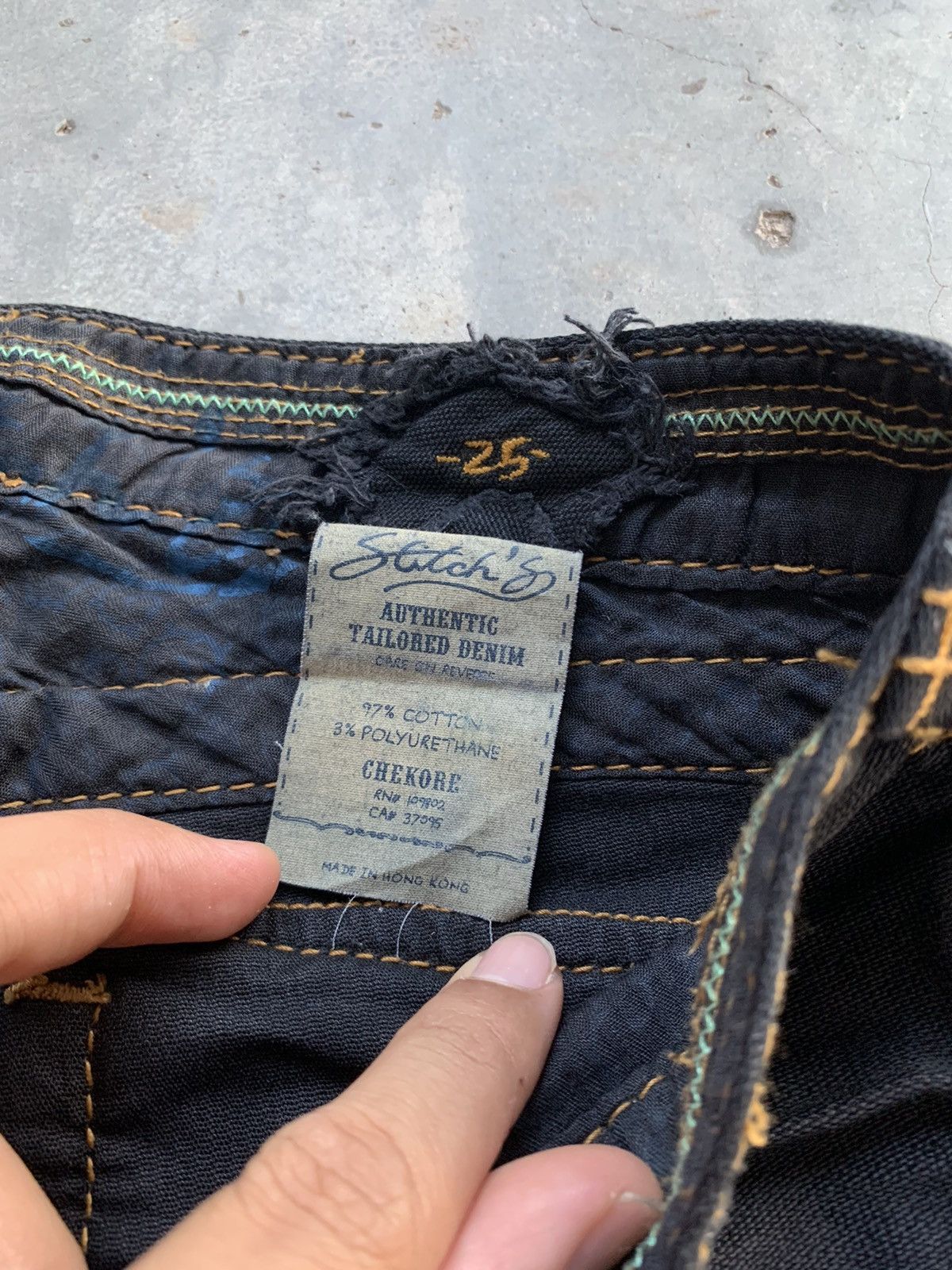 Japanese Brand Vintage Flared Wide Leg Jeans Denim Size US 26 / EU 42 - 11 Thumbnail