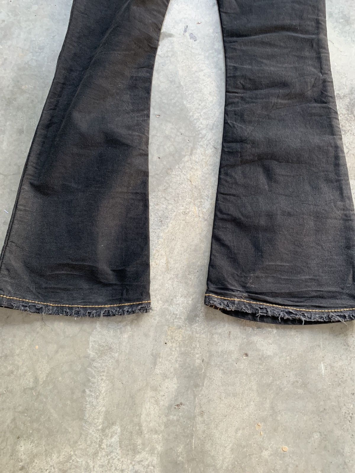 Japanese Brand Vintage Flared Wide Leg Jeans Denim Size US 26 / EU 42 - 5 Thumbnail