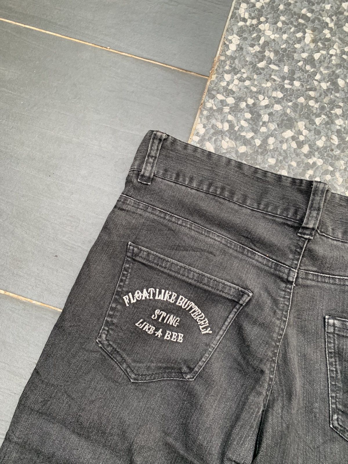 If Six Was Nine Glad News Punkster Distressed Denim Size US 31 - 10 Thumbnail
