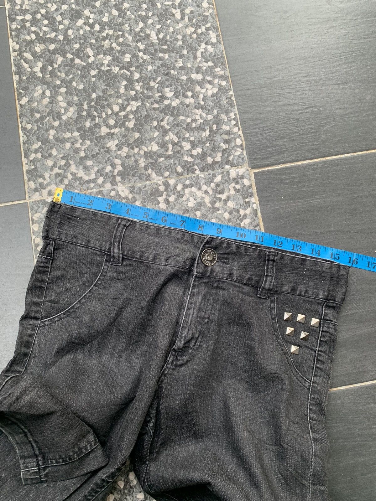 If Six Was Nine Glad News Punkster Distressed Denim Size US 31 - 11 Thumbnail