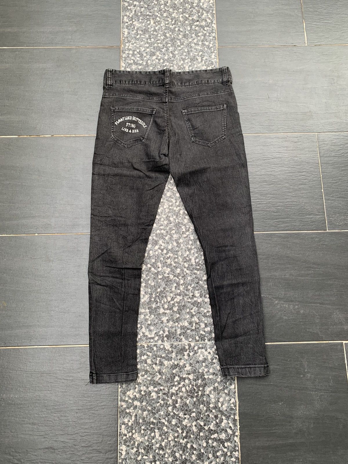 If Six Was Nine Glad News Punkster Distressed Denim Size US 31 - 8 Thumbnail