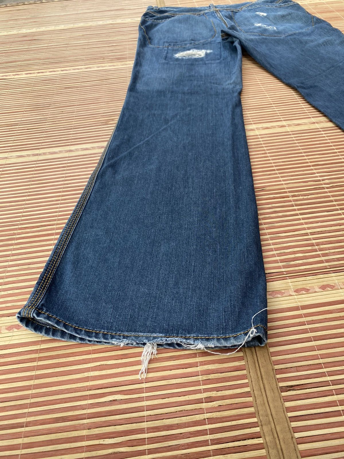 FCUK Vintage Fcuk Distressed Flare Pant Size US 34 / EU 50 - 4 Thumbnail