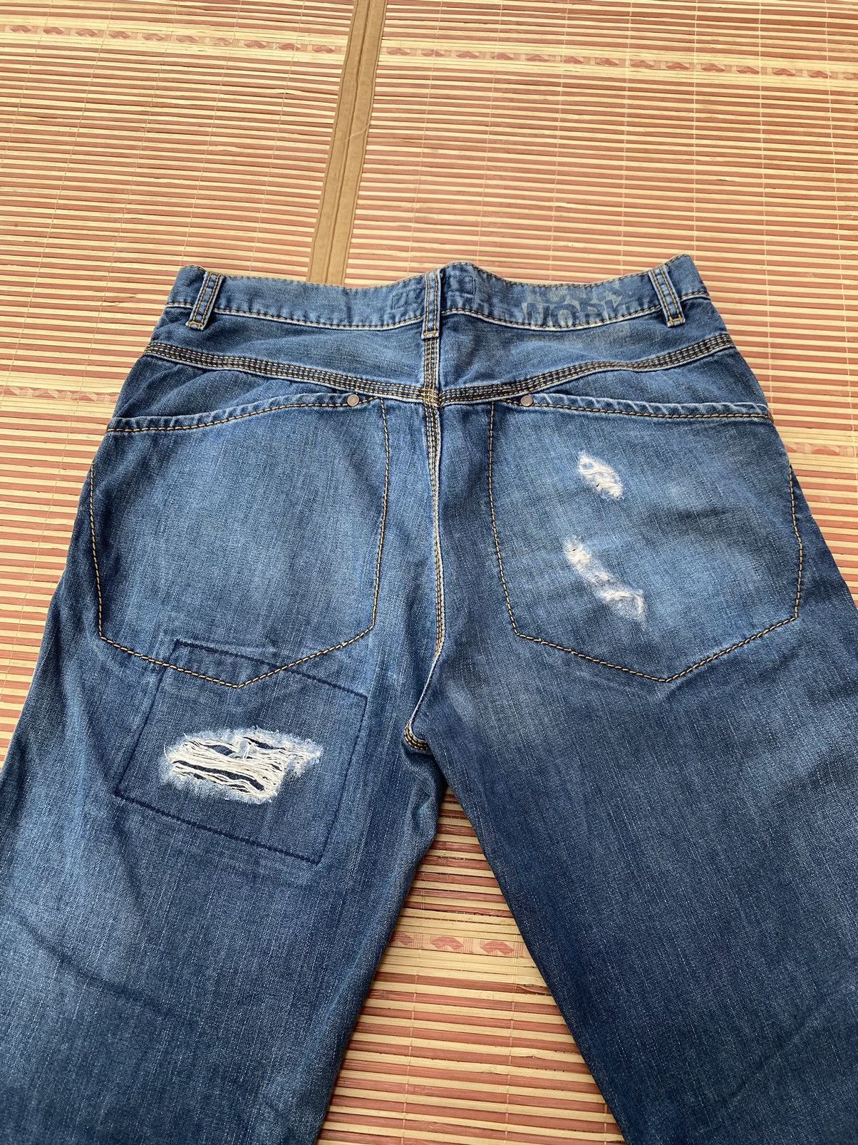 FCUK Vintage Fcuk Distressed Flare Pant Size US 34 / EU 50 - 6 Thumbnail