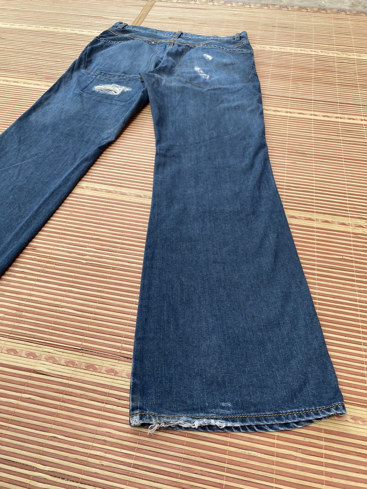 FCUK Vintage Fcuk Distressed Flare Pant Size US 34 / EU 50 - 5 Thumbnail