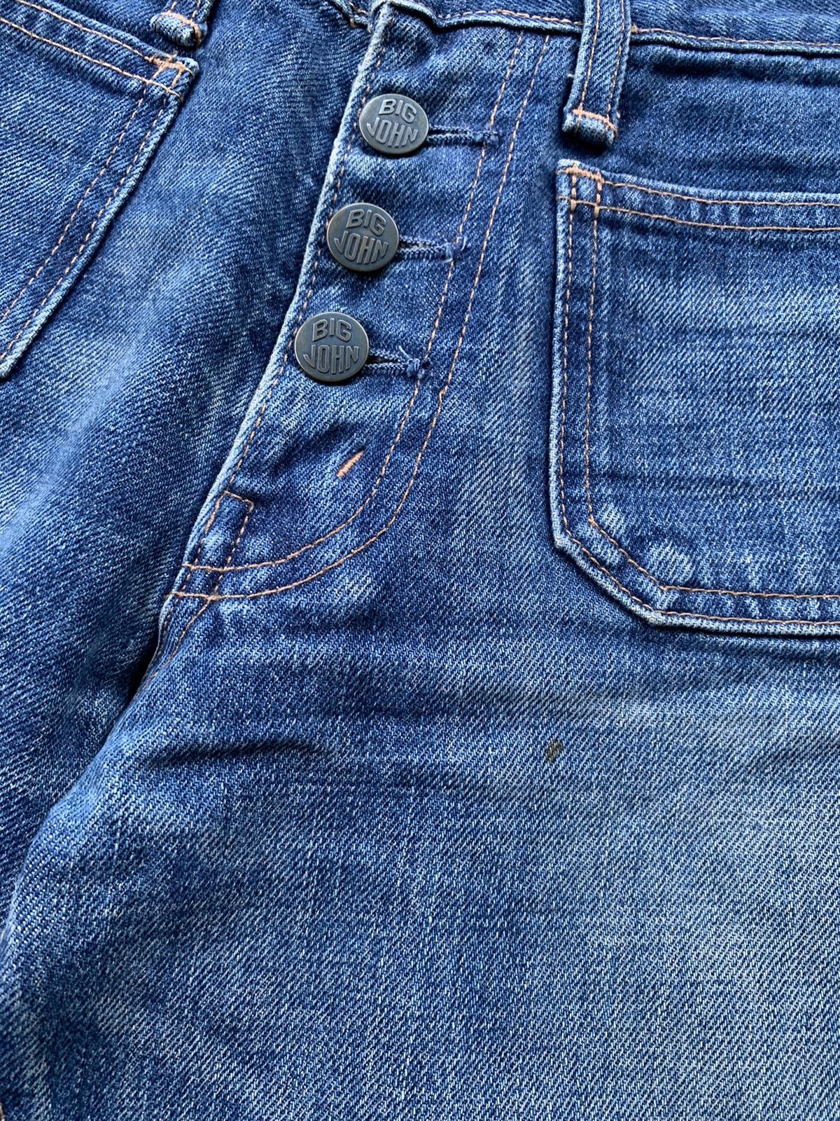 Big John × Vintage Big John Faded Wash Denim Size US 29 - 5 Thumbnail