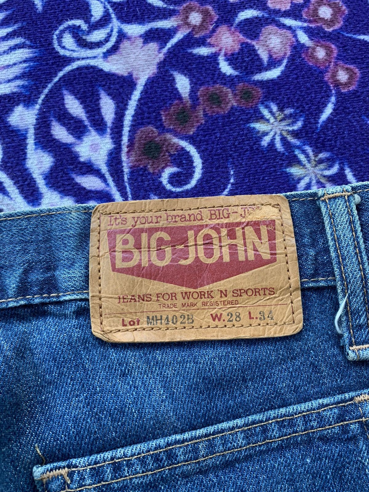 Big John × Vintage Big John Faded Wash Denim Size US 29 - 16 Thumbnail