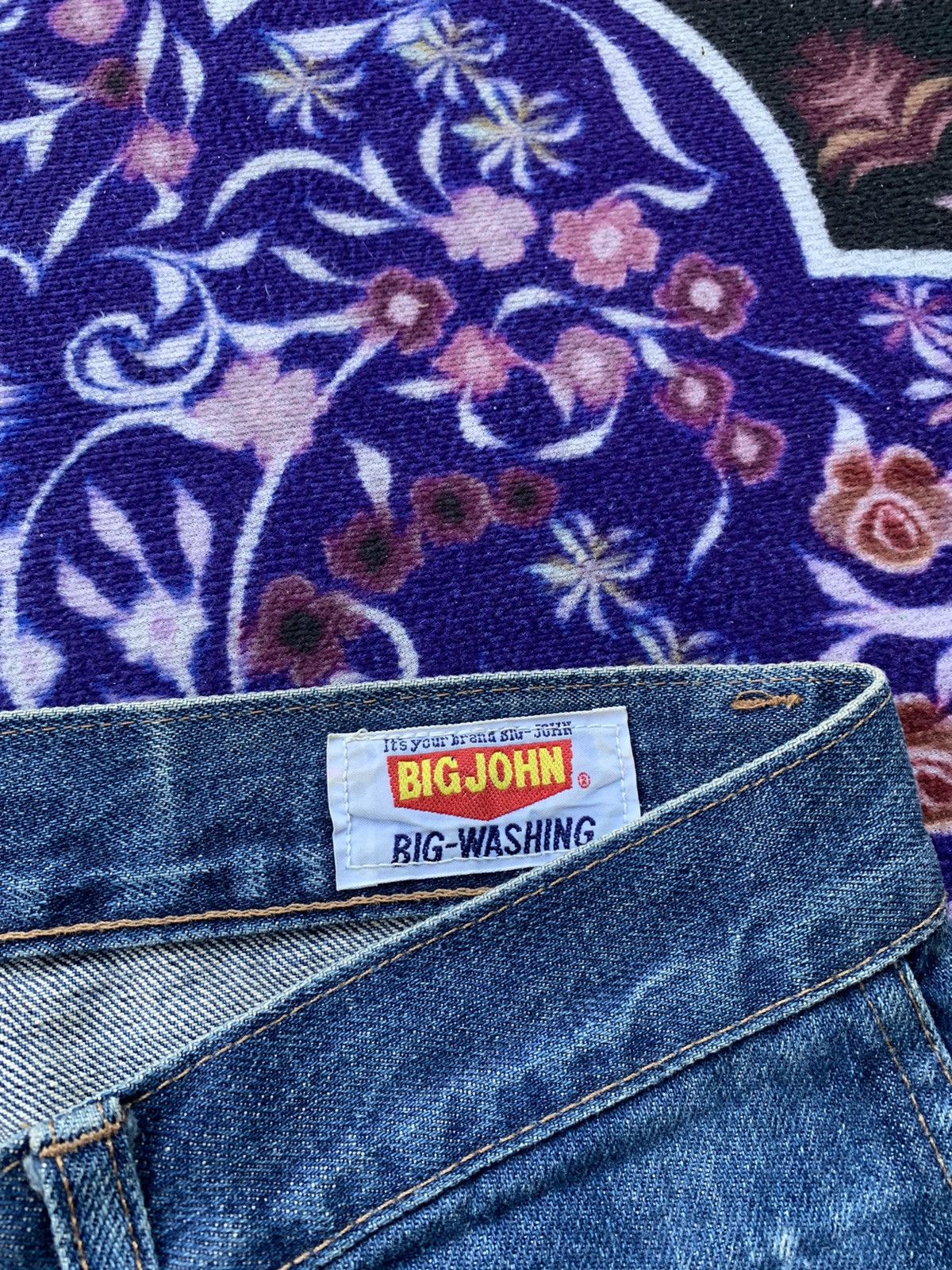 Big John × Vintage Big John Faded Wash Denim Size US 29 - 8 Thumbnail