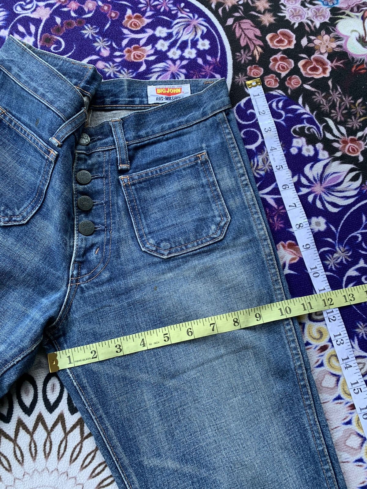 Big John × Vintage Big John Faded Wash Denim Size US 29 - 18 Thumbnail