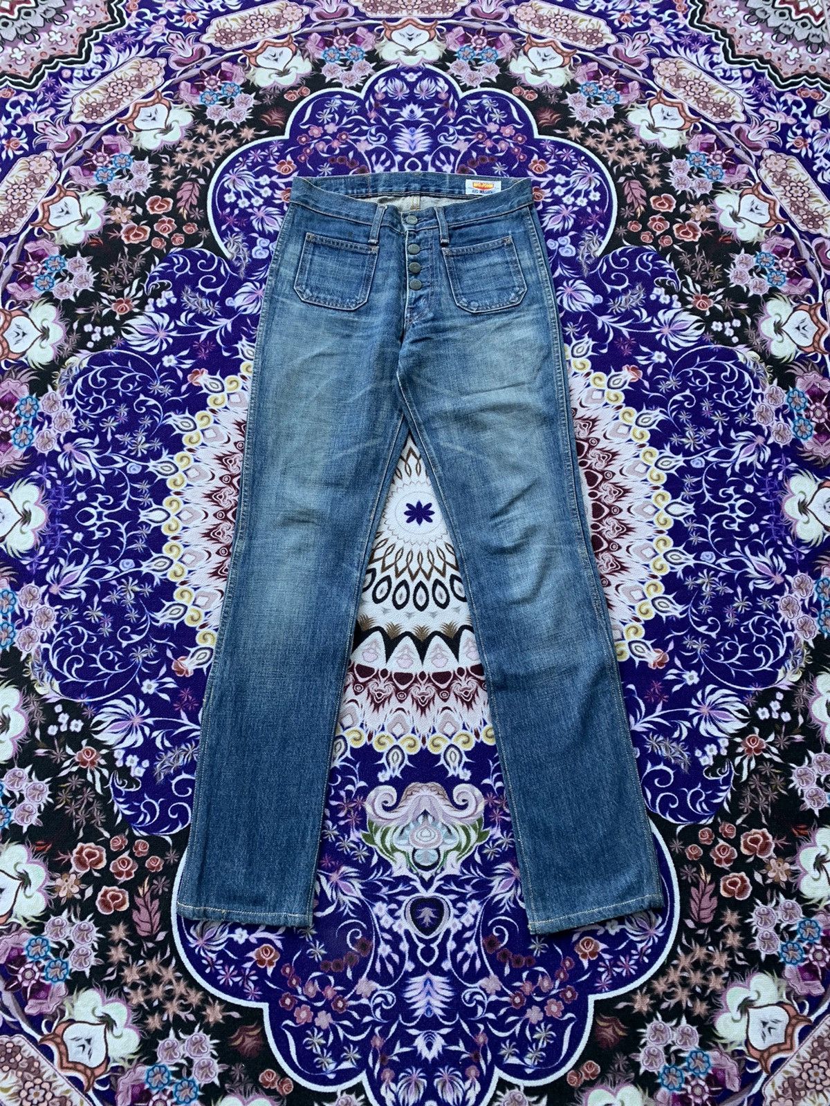 Big John × Vintage Big John Faded Wash Denim Size US 29 - 1 Thumbnail