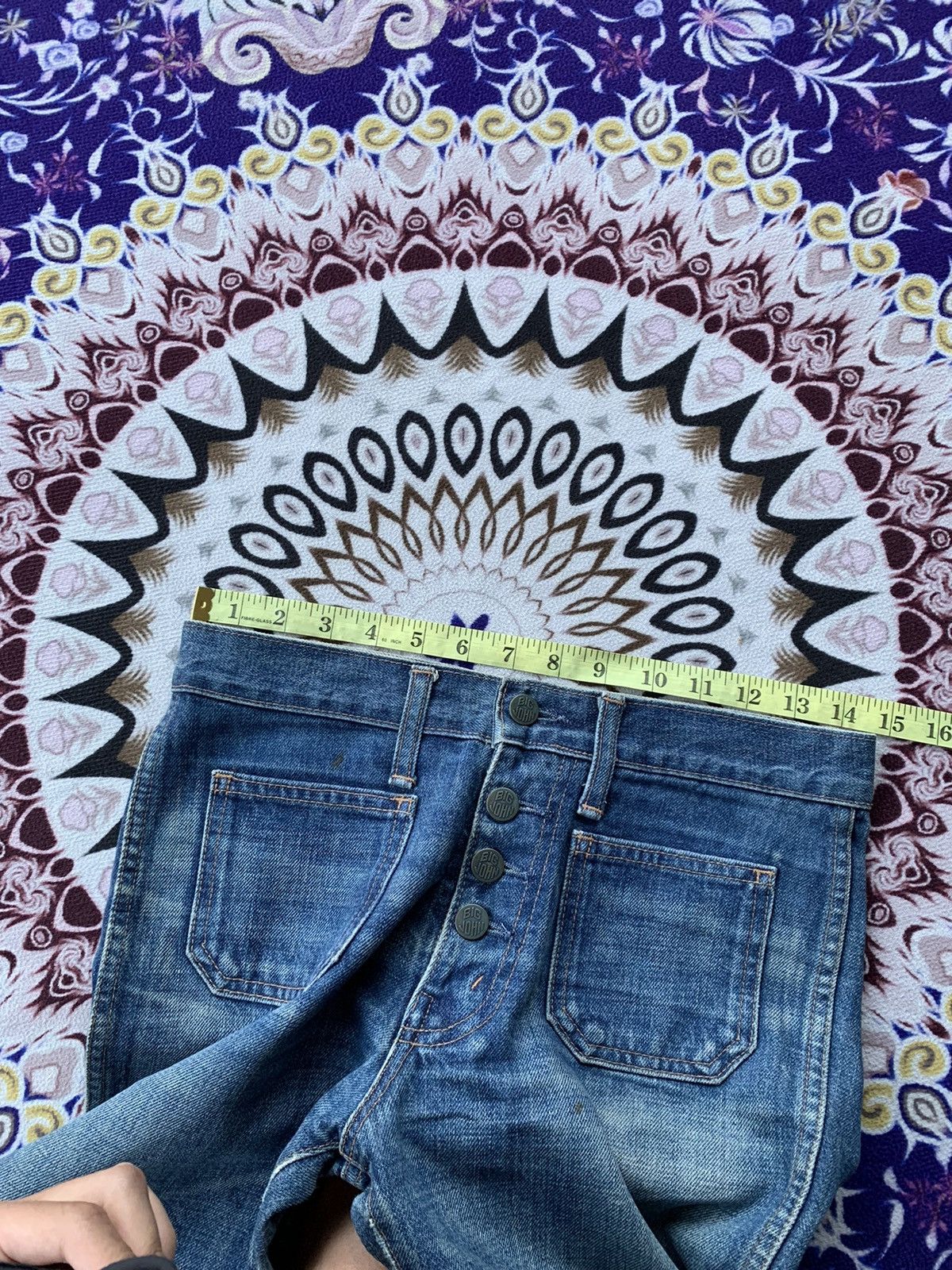 Big John × Vintage Big John Faded Wash Denim Size US 29 - 17 Thumbnail