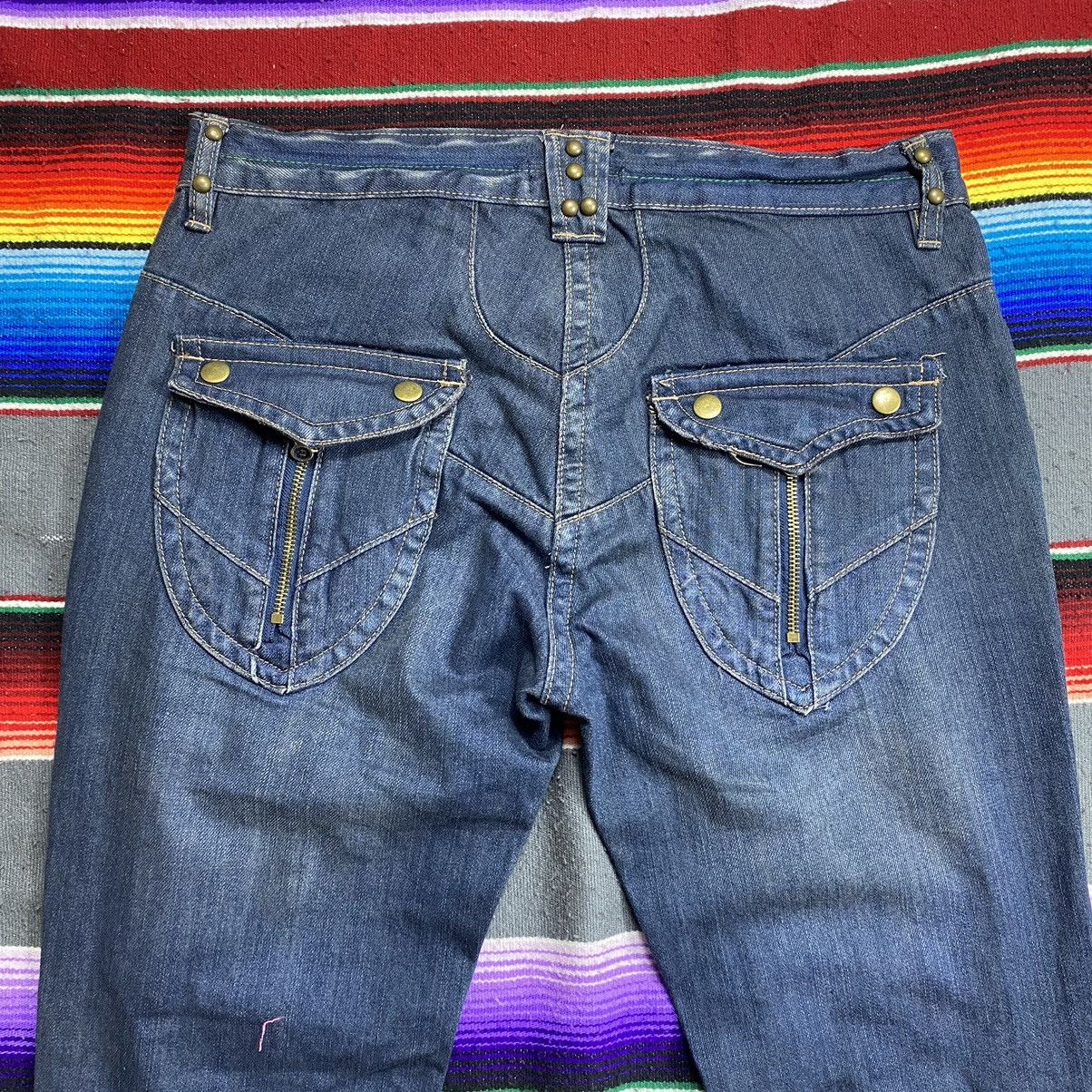 Other Vintage Japanese Multi Pocket Zipper Denim Jeans Size US 34 / EU 50 - 11 Thumbnail