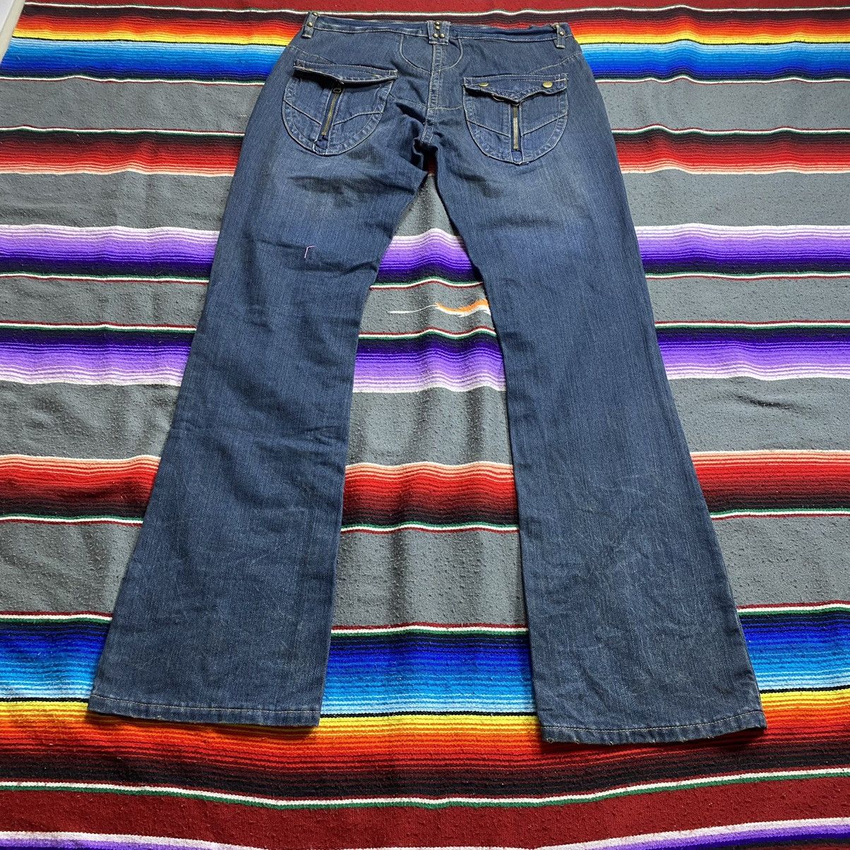 Other Vintage Japanese Multi Pocket Zipper Denim Jeans Size US 34 / EU 50 - 12 Thumbnail