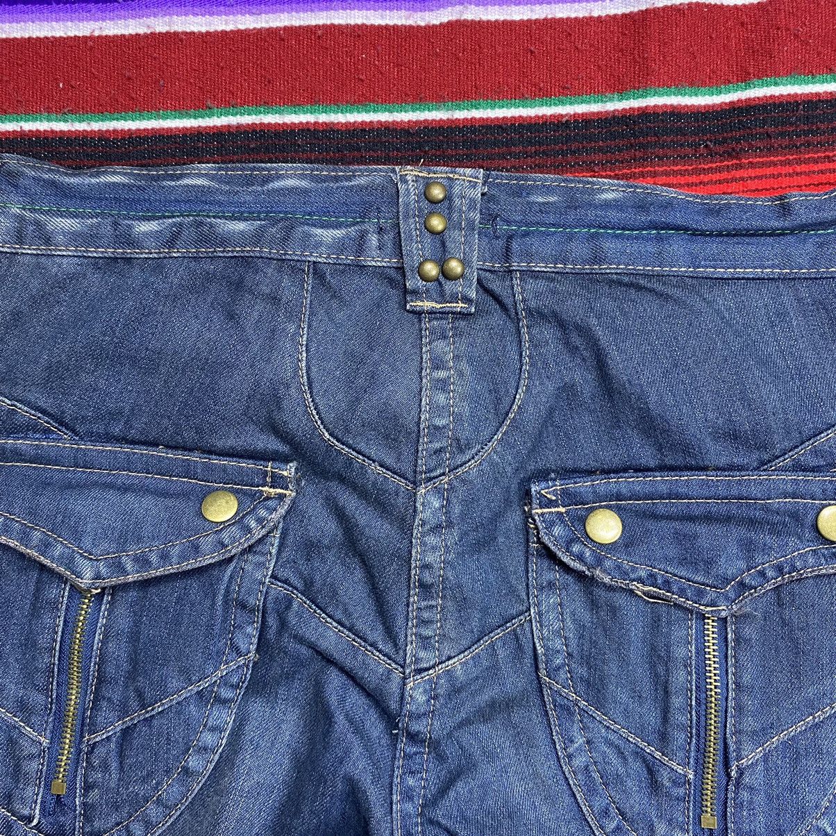 Other Vintage Japanese Multi Pocket Zipper Denim Jeans Size US 34 / EU 50 - 13 Thumbnail