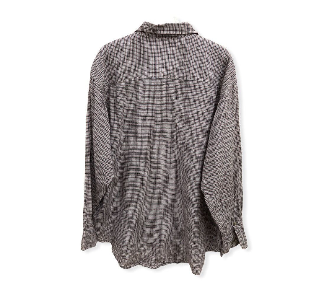 Flannel × Vintage Vintage Break Off Plaid tartan Flannel Shirt 👕 Size US L / EU 52-54 / 3 - 2 Thumbnail