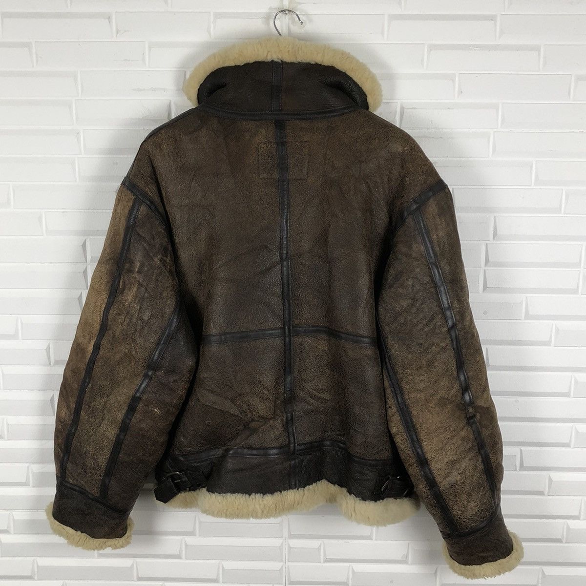 Genuine Leather 🛫🔥NEED GONE🔥🛫TYPE B3 U.S.A.A.F LAMB SKIN LEATHER JACKET Size US L / EU 52-54 / 3 - 6 Thumbnail
