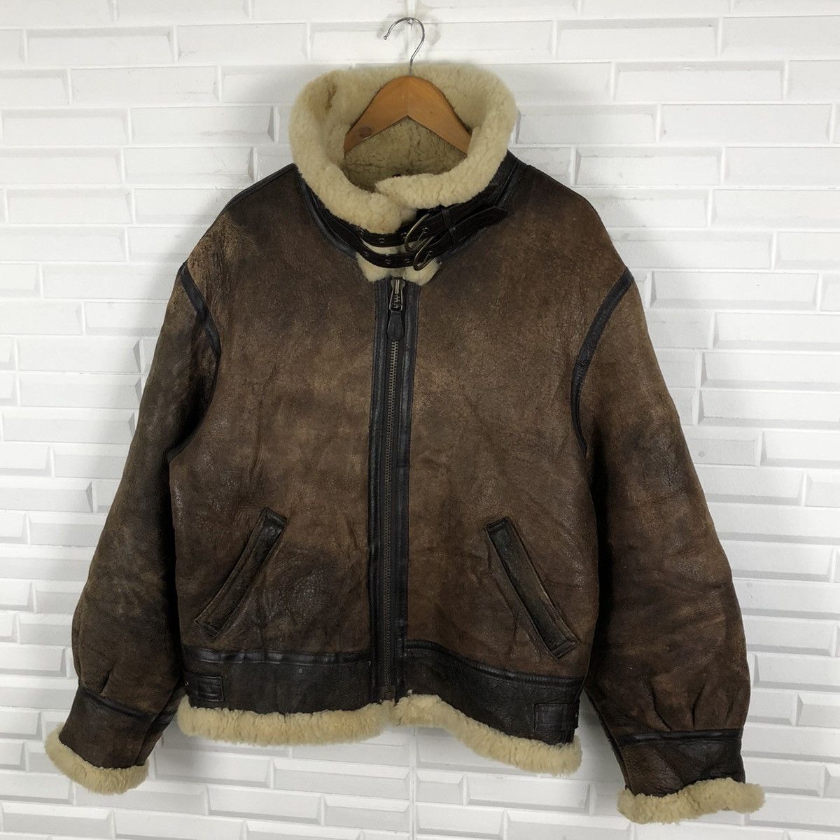 Genuine Leather 🛫🔥NEED GONE🔥🛫TYPE B3 U.S.A.A.F LAMB SKIN LEATHER JACKET Size US L / EU 52-54 / 3 - 2 Thumbnail