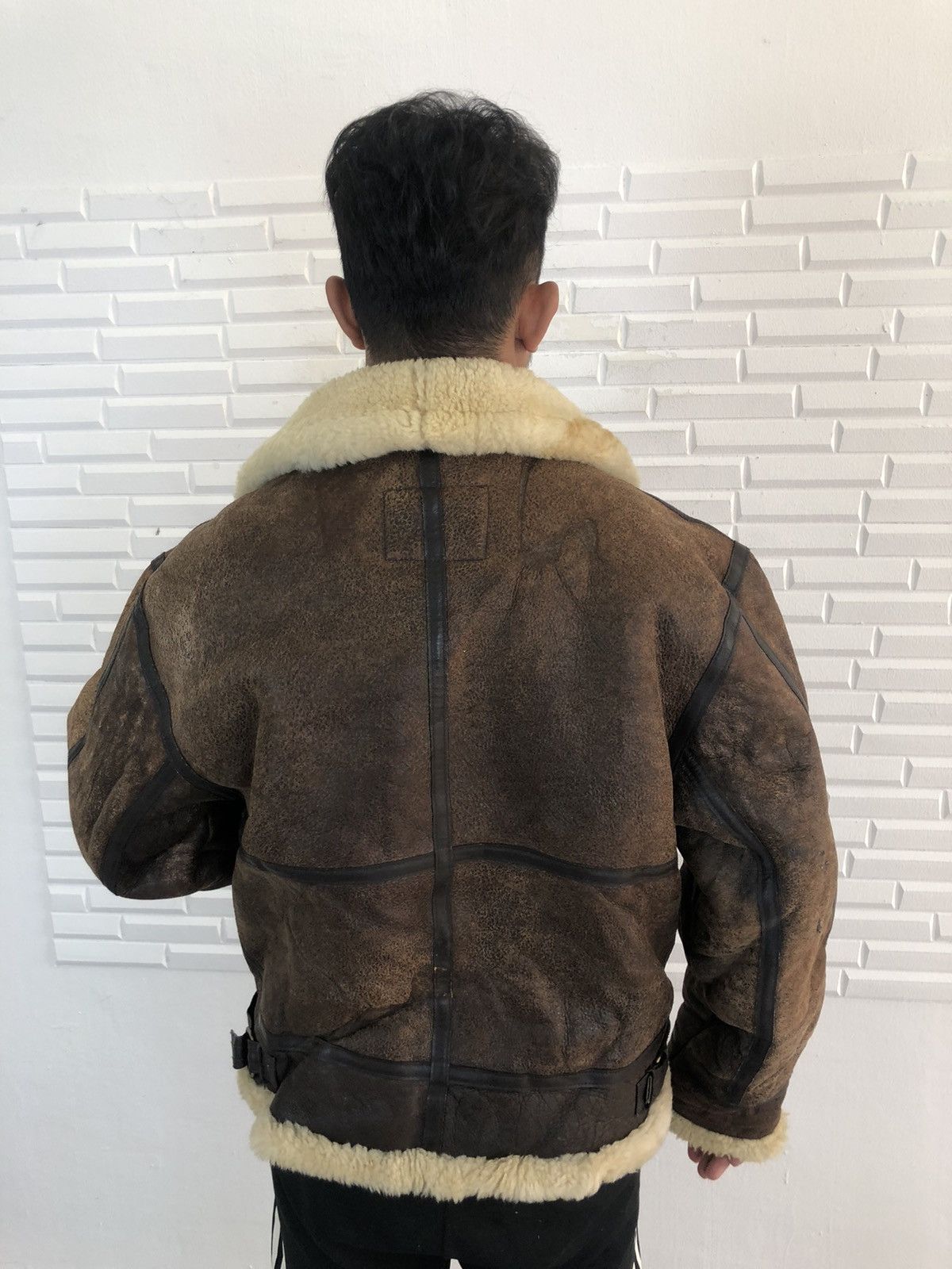 Genuine Leather 🛫🔥NEED GONE🔥🛫TYPE B3 U.S.A.A.F LAMB SKIN LEATHER JACKET Size US L / EU 52-54 / 3 - 14 Thumbnail
