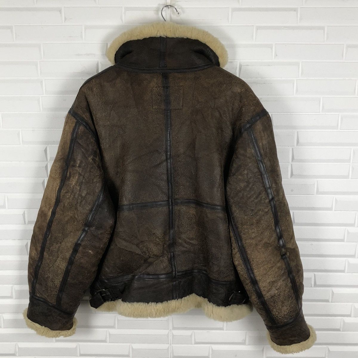 Genuine Leather 🛫🔥NEED GONE🔥🛫TYPE B3 U.S.A.A.F LAMB SKIN LEATHER JACKET Size US L / EU 52-54 / 3 - 5 Thumbnail