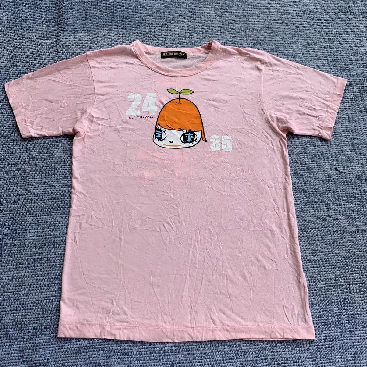 Japanese Brand × Vintage Vintage 24hours television merch tee by yoshitomo nara Size US M / EU 48-50 / 2 - 1 Thumbnail