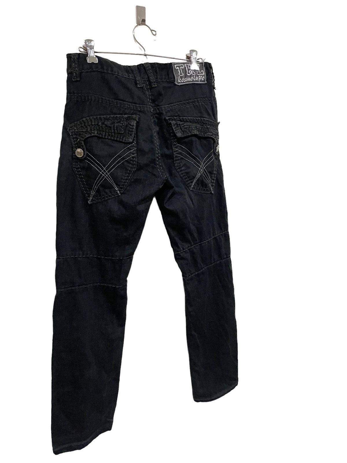 Japanese Brand Kosmo Lupo TKL Distressed Denim Size US 32 / EU 48 - 14 Thumbnail