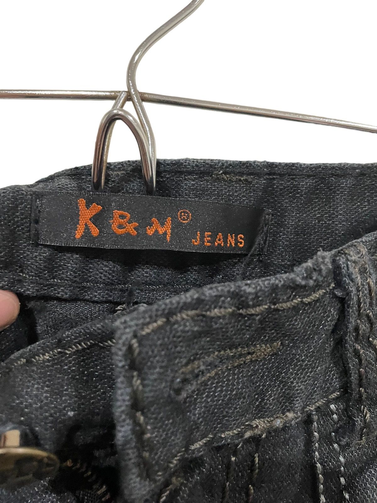 Japanese Brand Kosmo Lupo TKL Distressed Denim Size US 32 / EU 48 - 12 Thumbnail