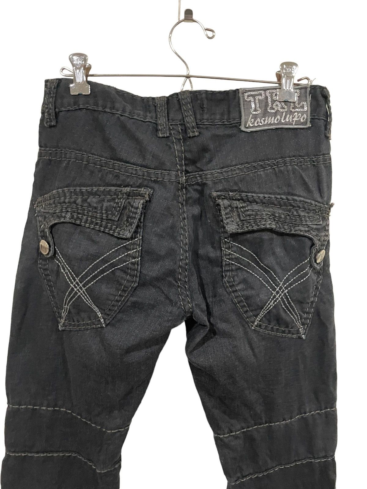 Japanese Brand Kosmo Lupo TKL Distressed Denim Size US 32 / EU 48 - 15 Thumbnail