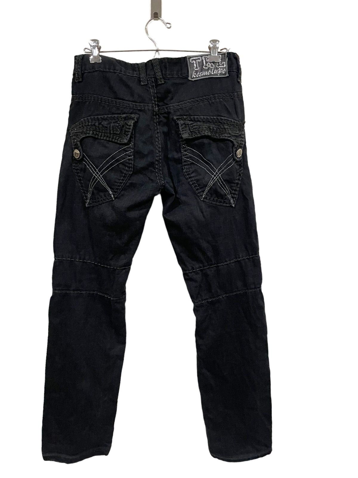 Japanese Brand Kosmo Lupo TKL Distressed Denim Size US 32 / EU 48 - 13 Thumbnail
