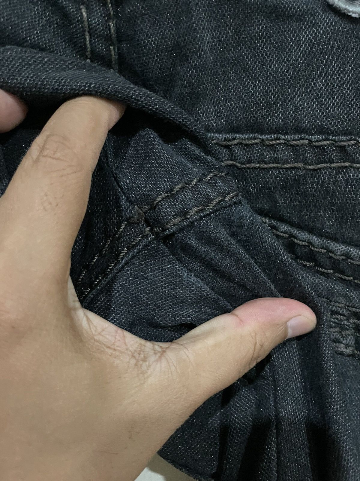 Japanese Brand Kosmo Lupo TKL Distressed Denim Size US 32 / EU 48 - 20 Thumbnail