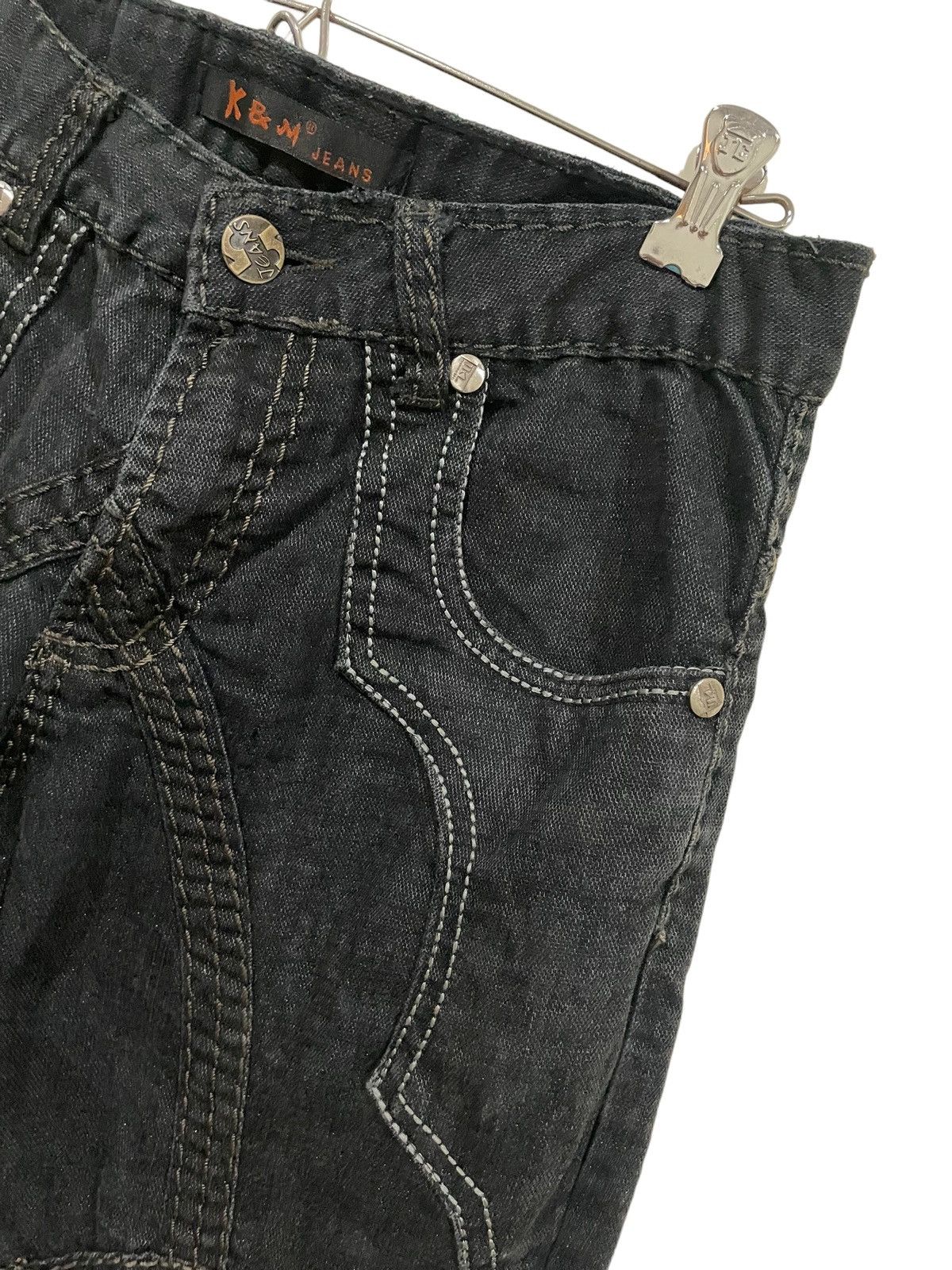 Japanese Brand Kosmo Lupo TKL Distressed Denim Size US 32 / EU 48 - 9 Thumbnail