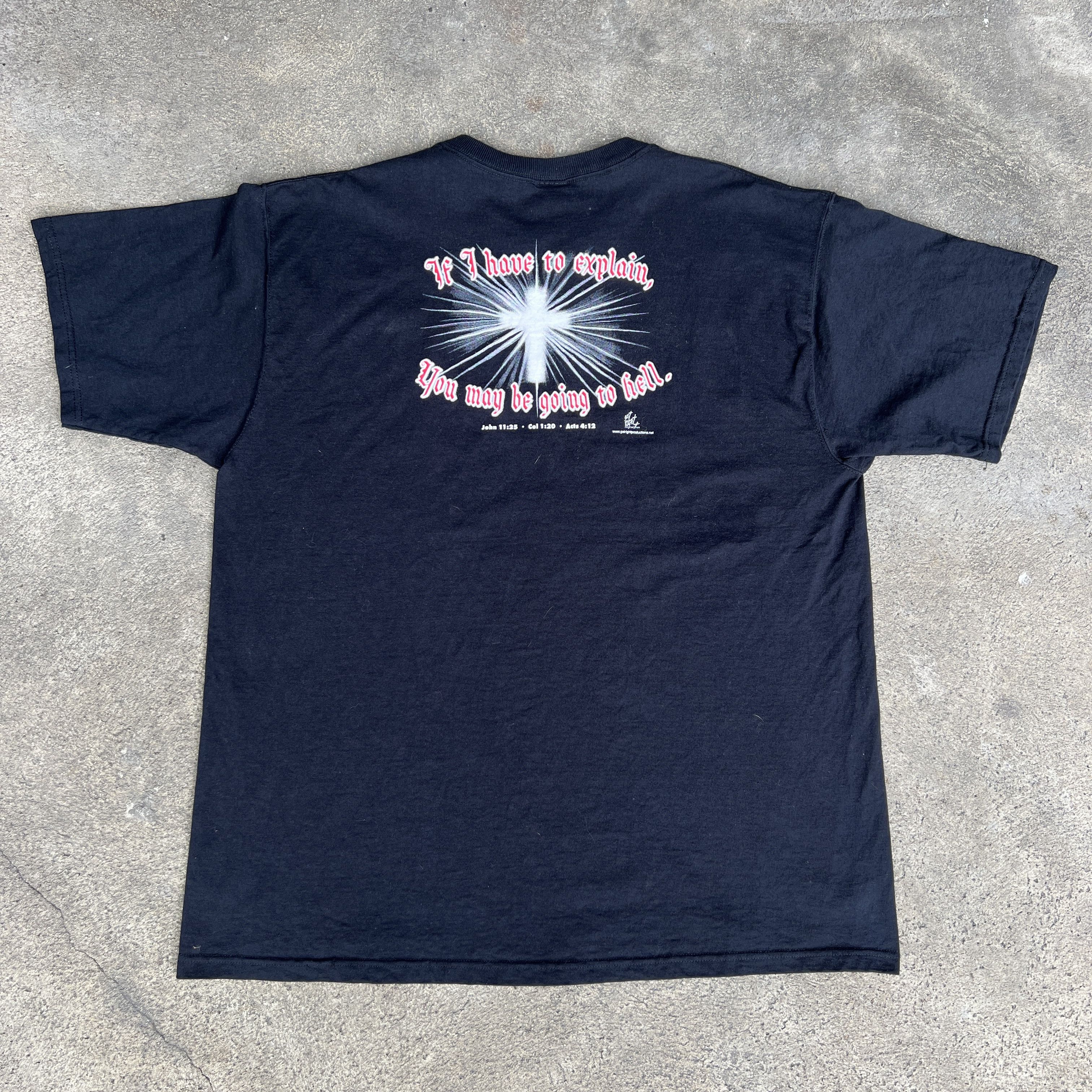 Vintage Vintage Y2K Jesus God Holy Bible Promo Tee XL Size US XL / EU 56 / 4 - 6 Thumbnail