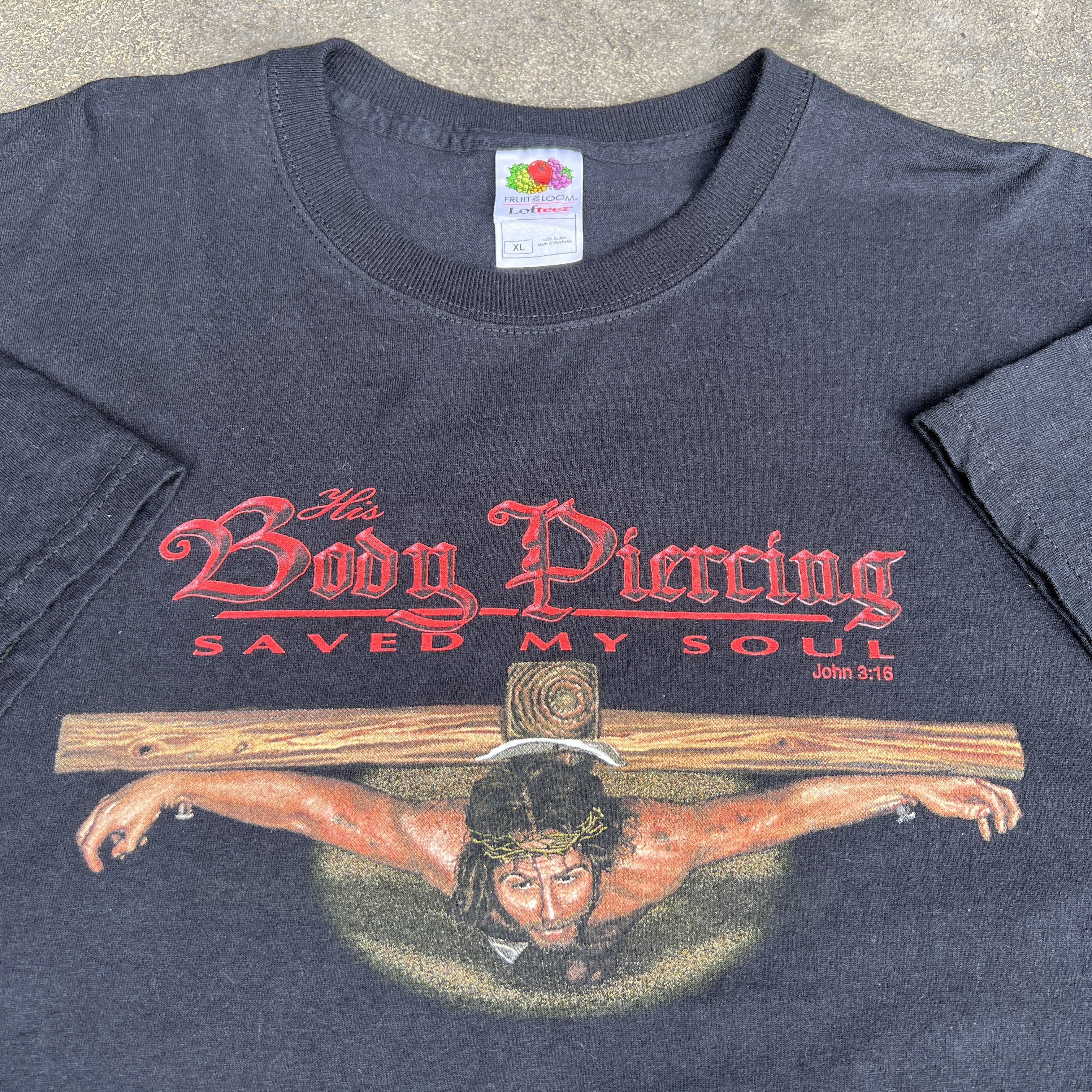 Vintage Vintage Y2K Jesus God Holy Bible Promo Tee XL Size US XL / EU 56 / 4 - 3 Thumbnail