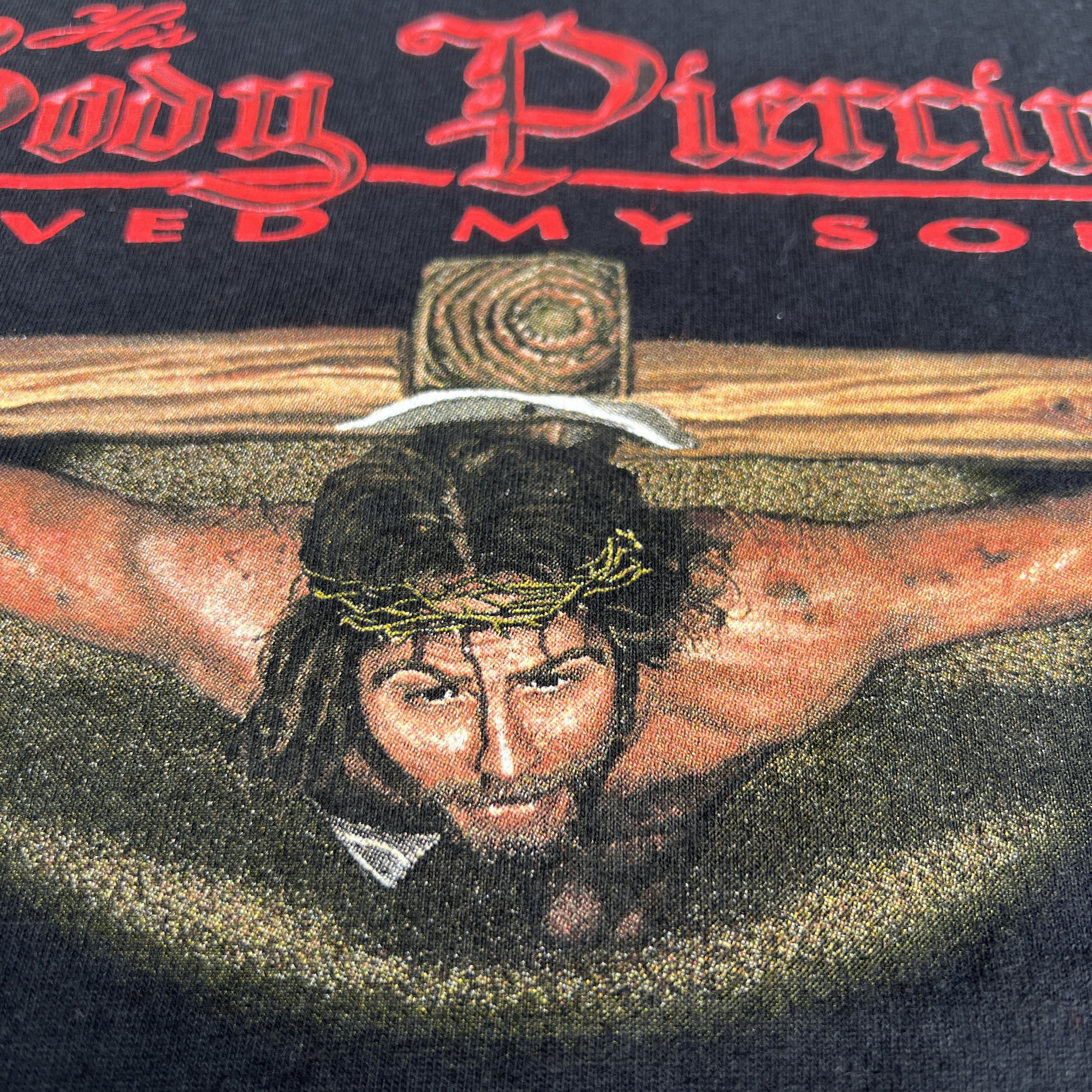 Vintage Vintage Y2K Jesus God Holy Bible Promo Tee XL Size US XL / EU 56 / 4 - 4 Thumbnail