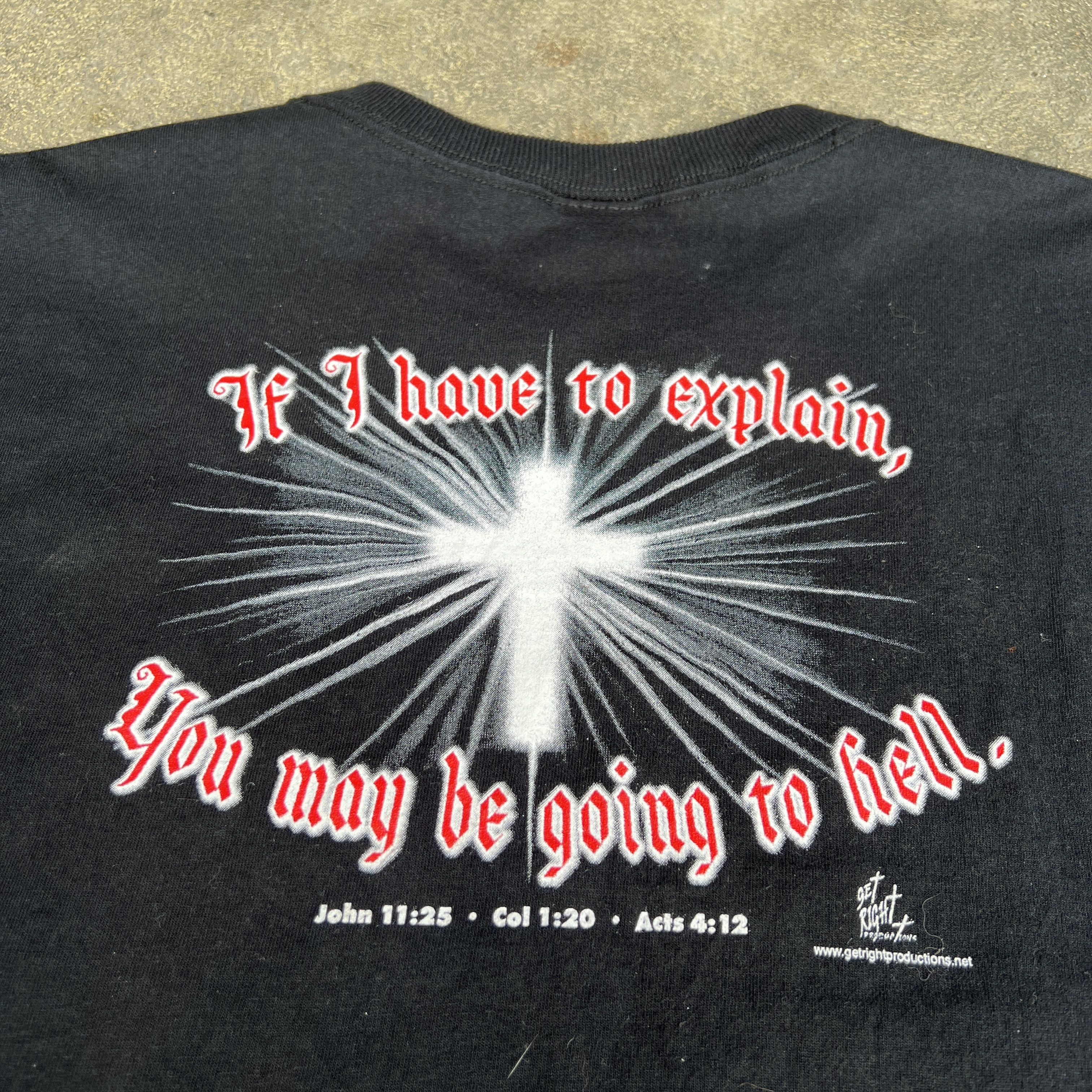 Vintage Vintage Y2K Jesus God Holy Bible Promo Tee XL Size US XL / EU 56 / 4 - 7 Thumbnail