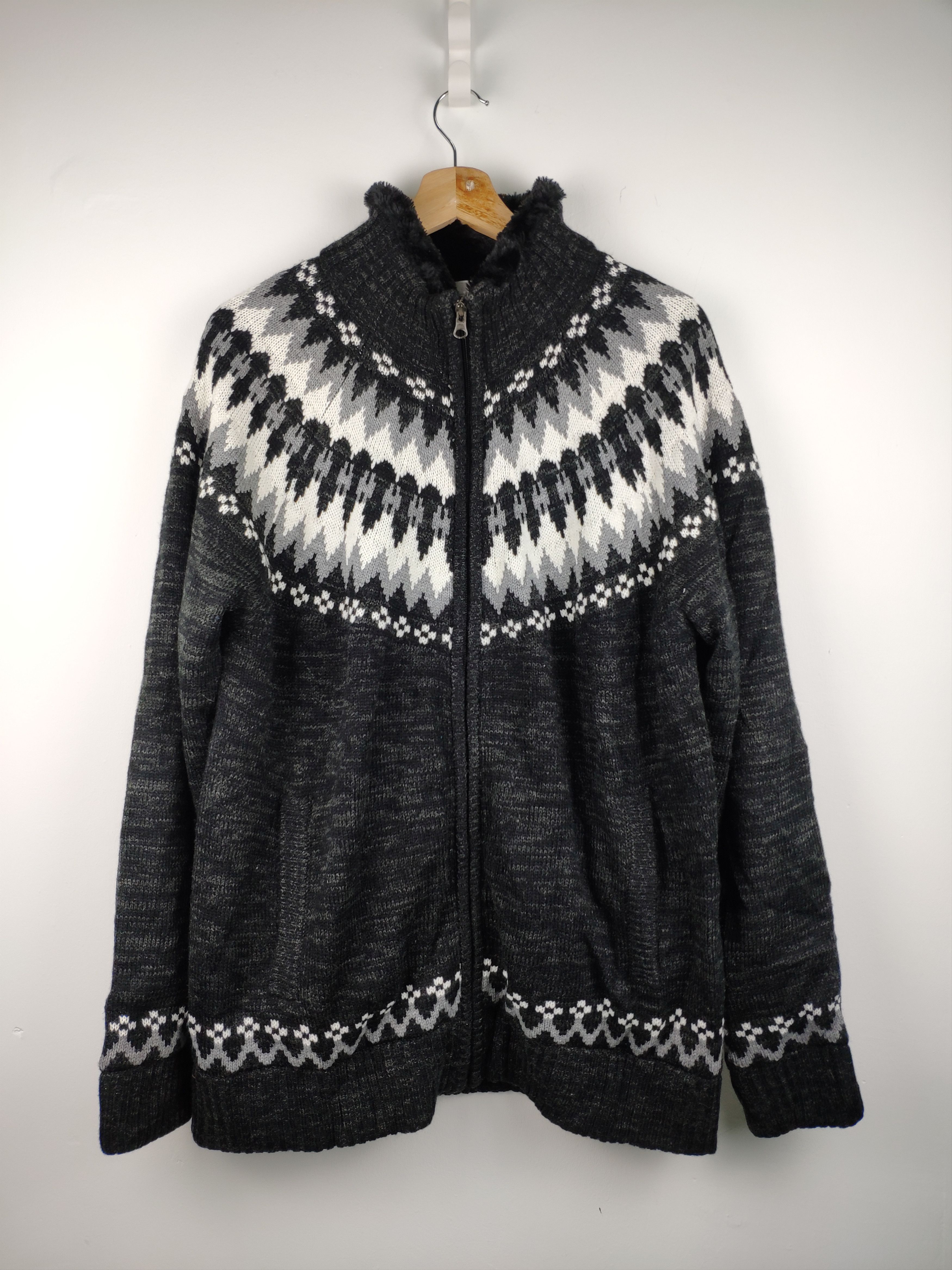 Steal 💥 Vintage Wool Jacket Turtle Neck Wakanda Style