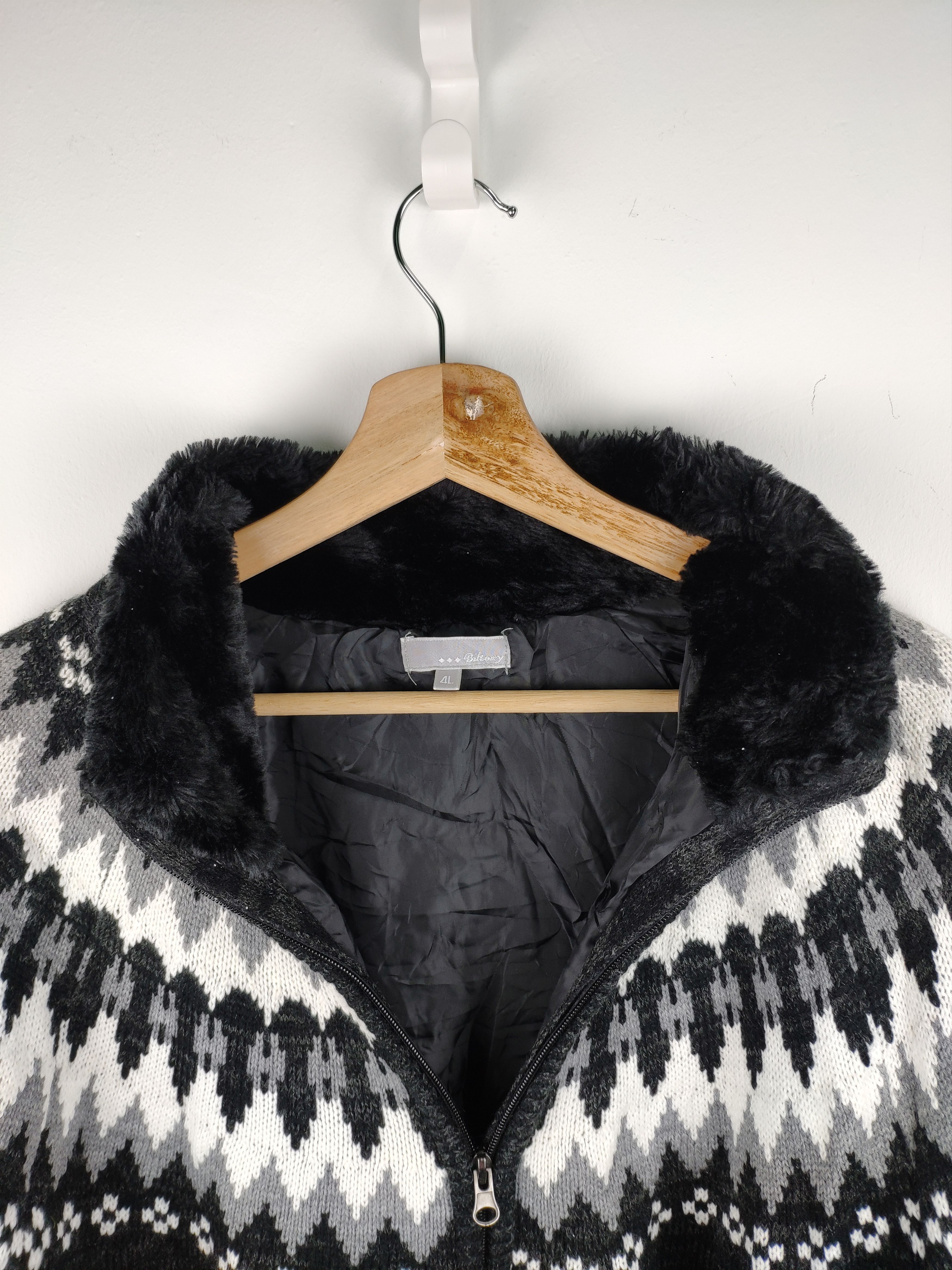 Steal 💥 Vintage Wool Jacket Turtle Neck Wakanda Style