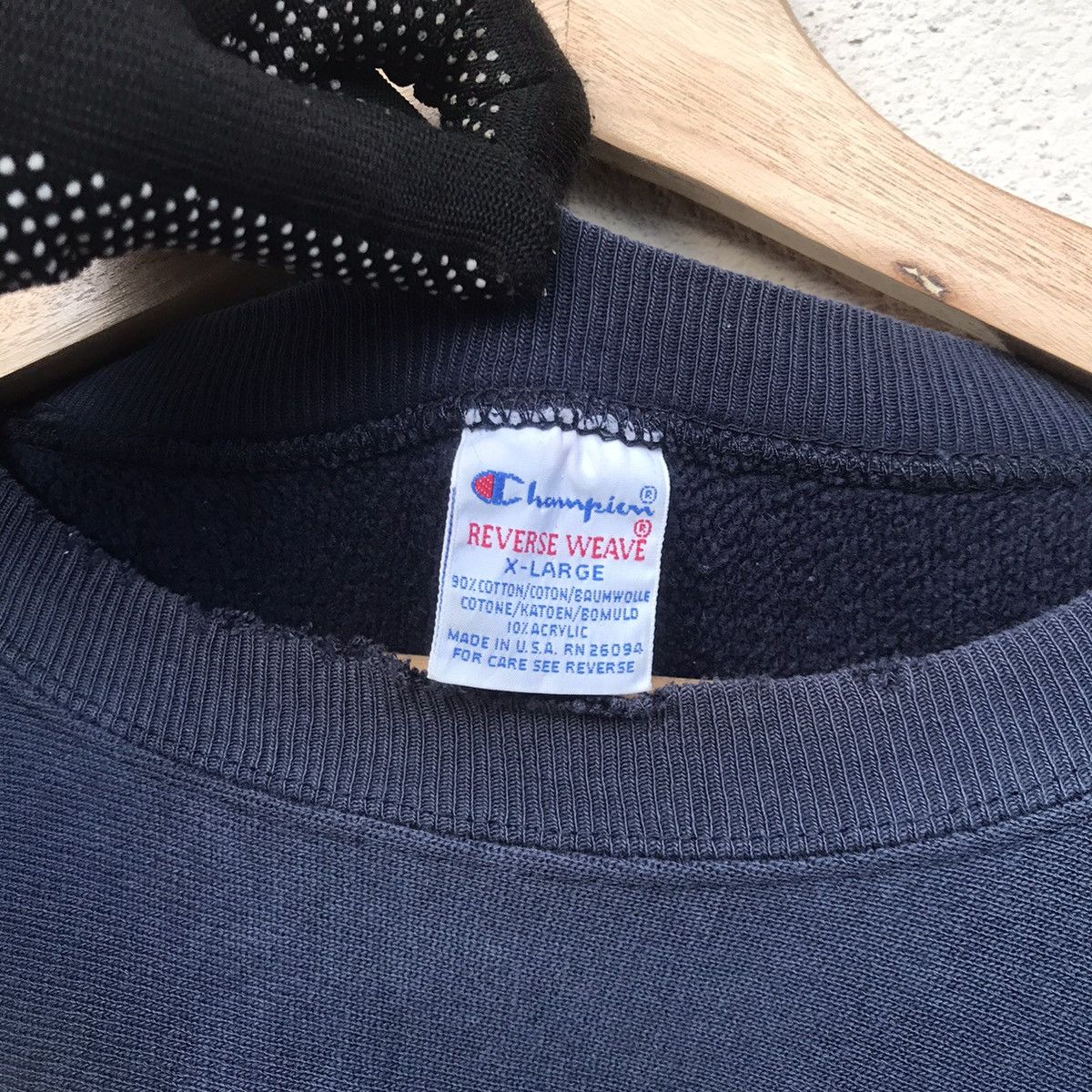 Champion × Vintage Vintage Trashed Michigan by Champion reverse weave crewneck Size US XL / EU 56 / 4 - 6 Thumbnail