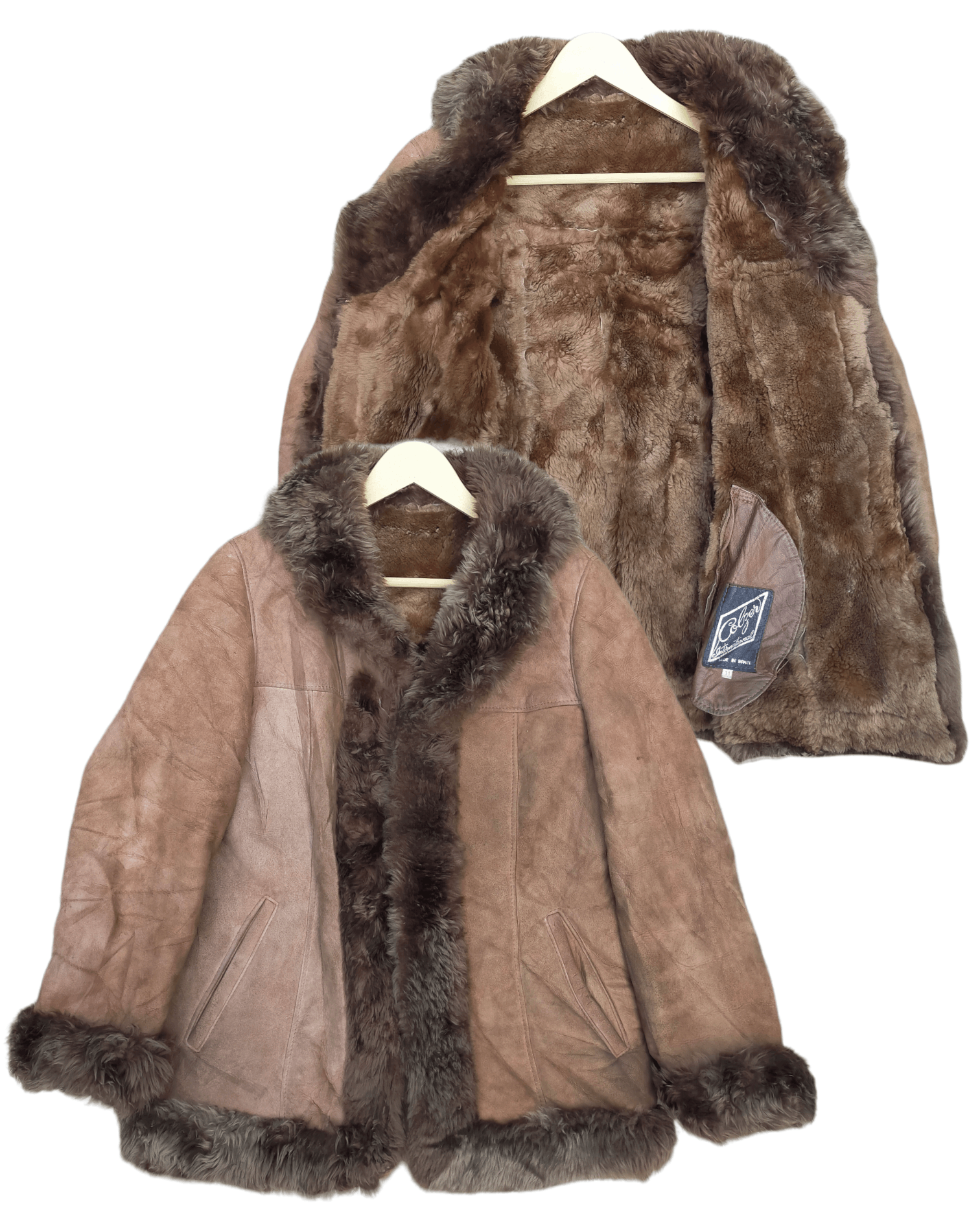Vintage Colzer International Made in Spain Sherpa Jacket Size US M / EU 48-50 / 2 - 1 Thumbnail