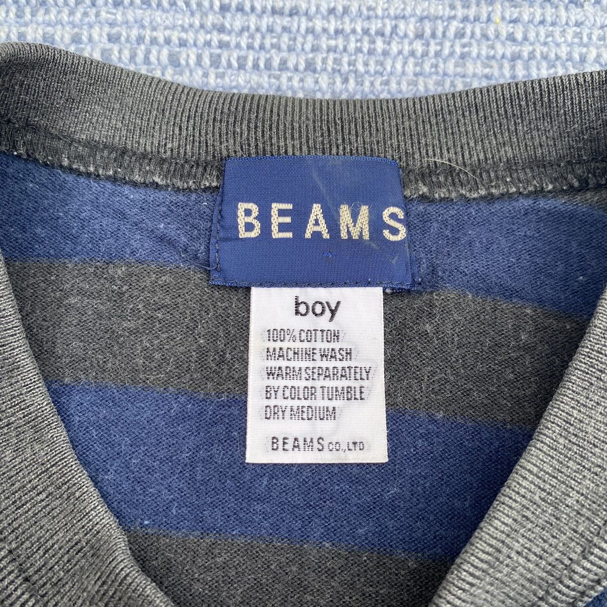 Beams Plus striped blue longsleeve Size M / US 6-8 / IT 42-44 - 3 Thumbnail