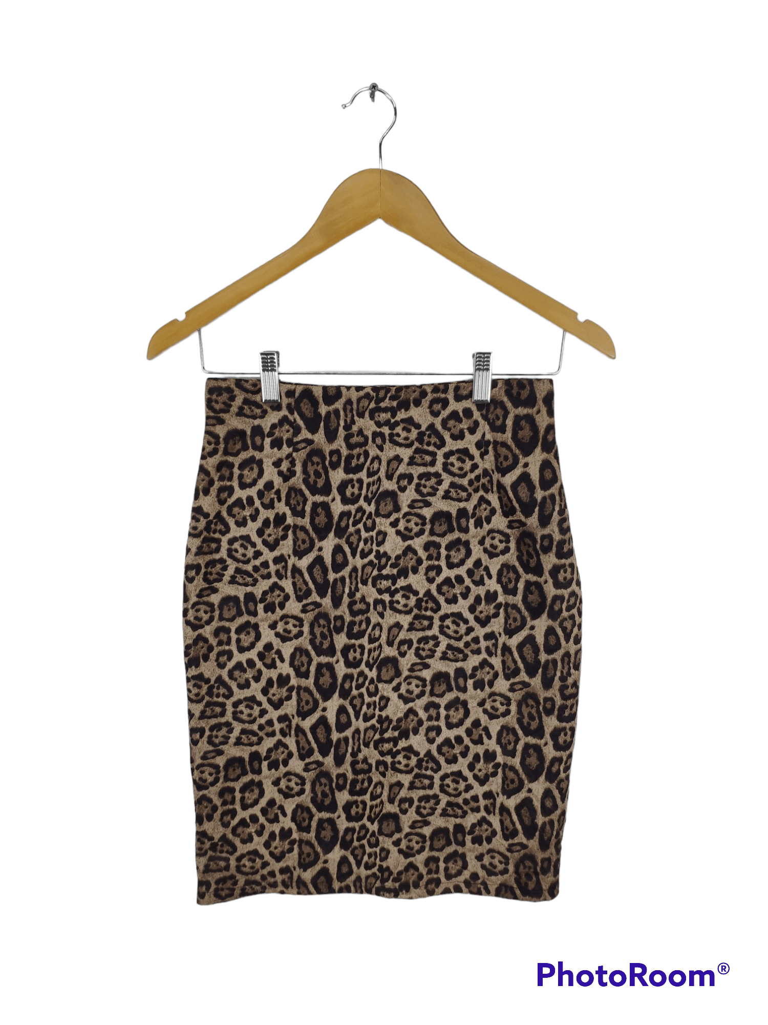 Japanese Brand Vintage Leopard Mini Skirt Fullprint Unbranded Size 26" / US 2 / IT 38 - 1 Thumbnail