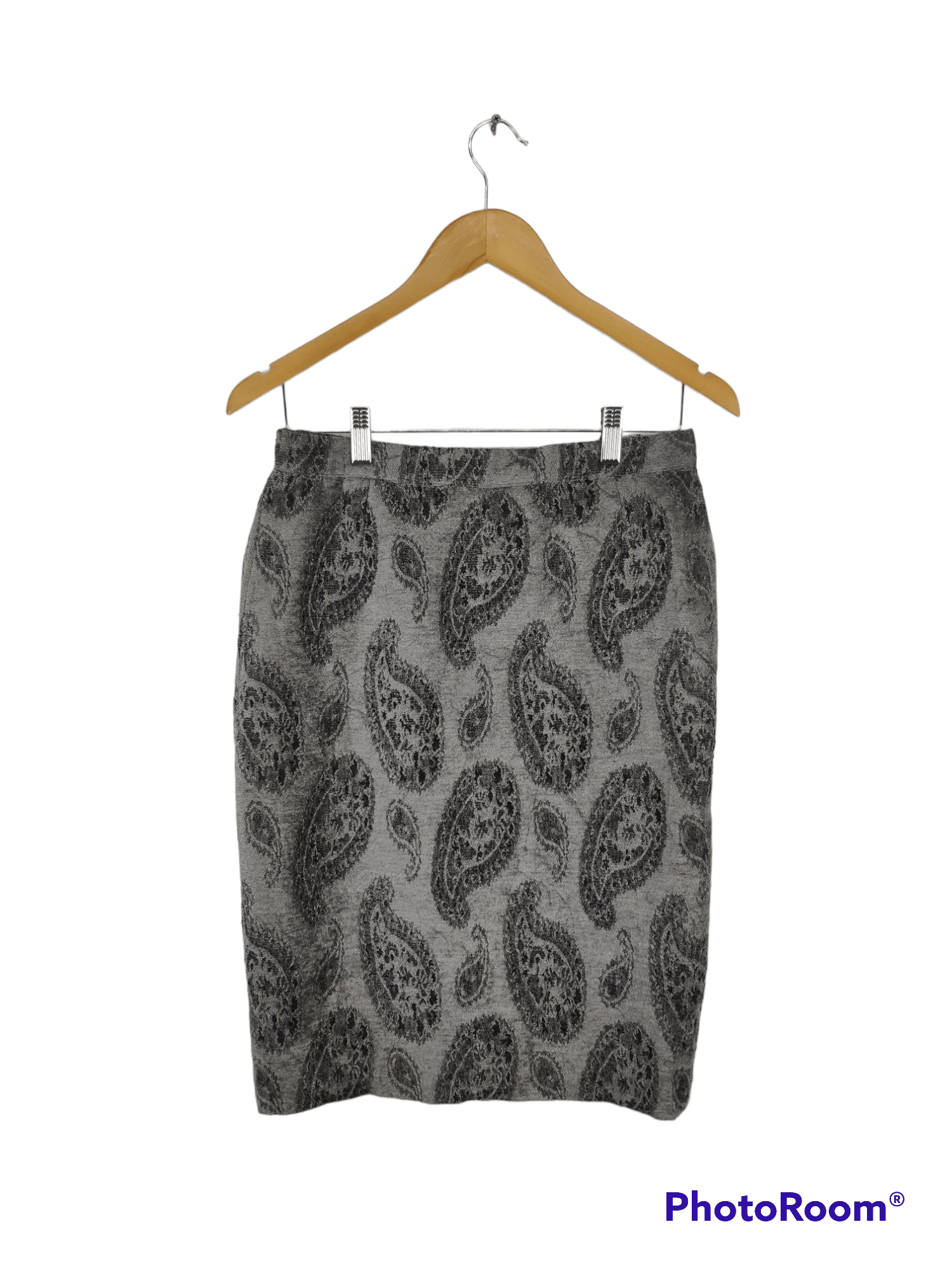 Designer × Ungaro Paris Ungaro Paris Wool Mini Skirt Paisley Style Size 28" / US 6 / IT 42 - 1 Thumbnail