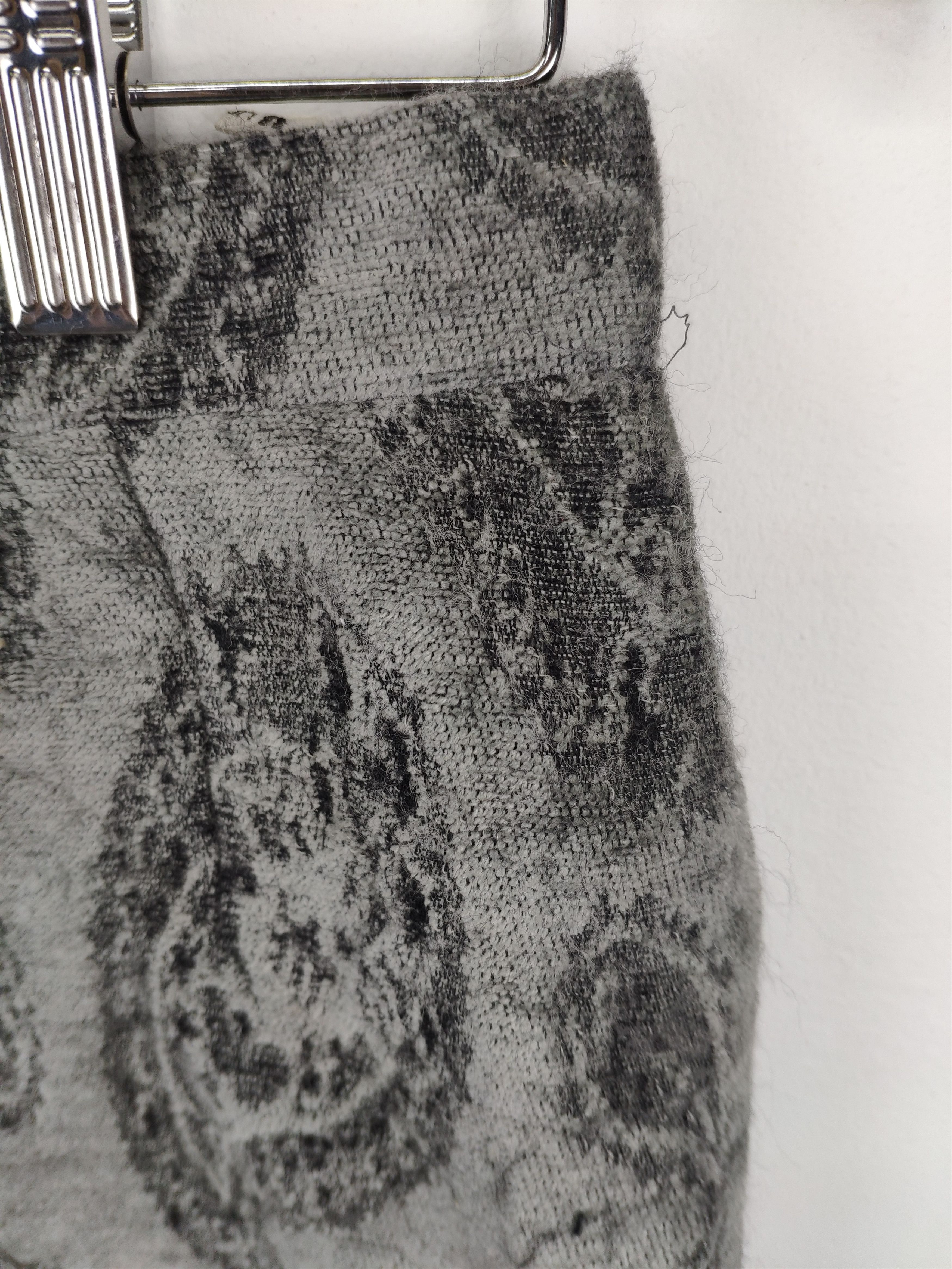 Designer × Ungaro Paris Ungaro Paris Wool Mini Skirt Paisley Style Size 28" / US 6 / IT 42 - 6 Thumbnail