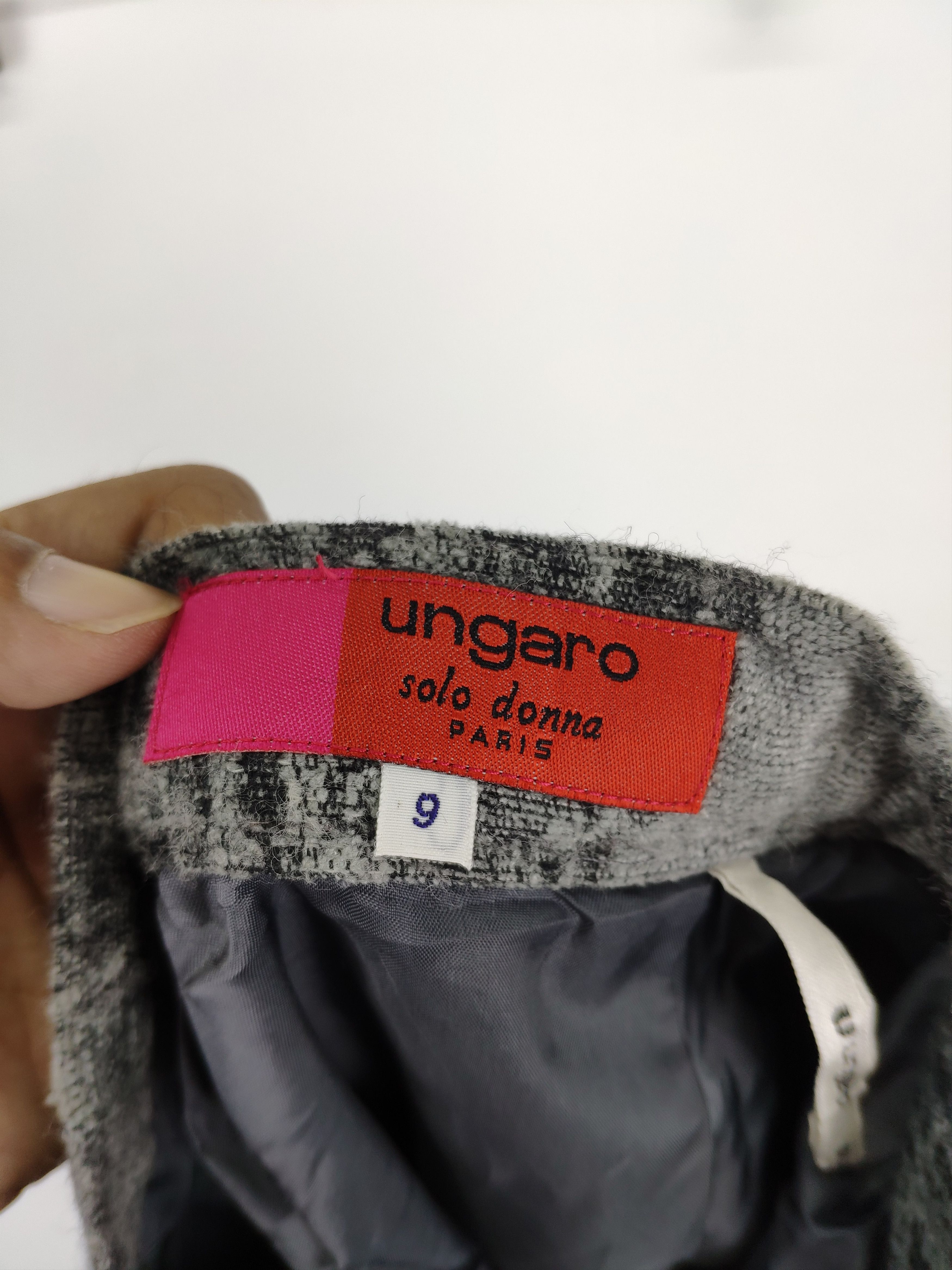 Designer × Ungaro Paris Ungaro Paris Wool Mini Skirt Paisley Style Size 28" / US 6 / IT 42 - 12 Thumbnail
