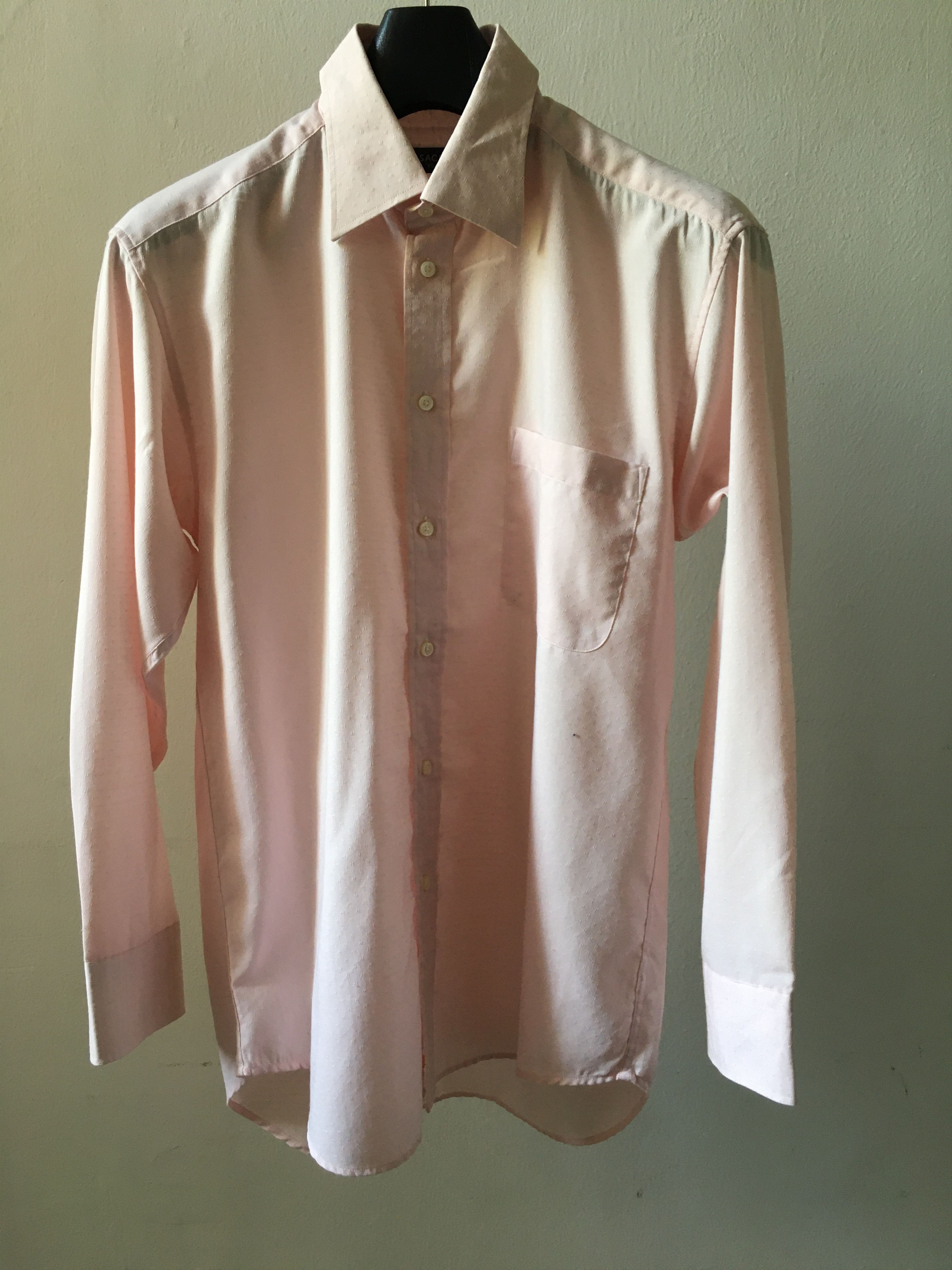 image of Yohji Yamamoto x YS For Men Yamamoto Y’S Accersories Casual Shirt in Pink, Men's (Size Medium)