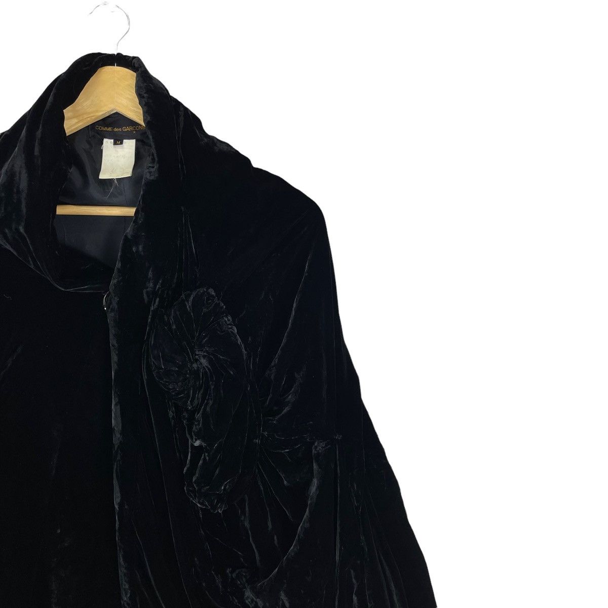 Comme des Garcons 🔥COMME DES GARCONS AW1991 VELVET FLOWER JACKET Size M / US 6-8 / IT 42-44 - 4 Thumbnail