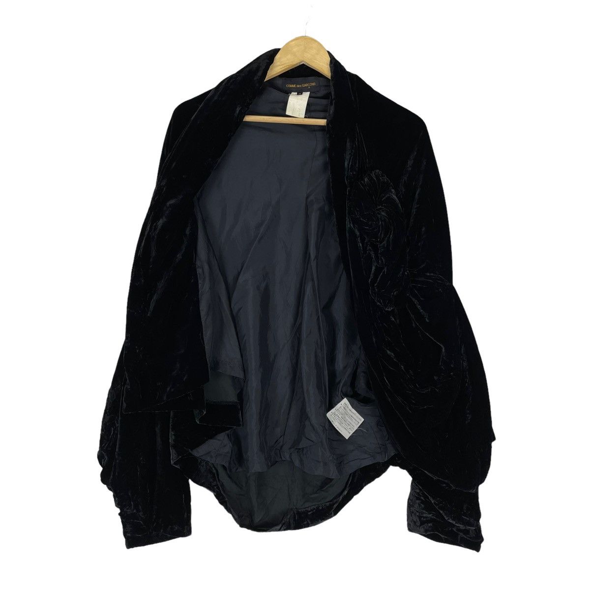 Comme des Garcons 🔥COMME DES GARCONS AW1991 VELVET FLOWER JACKET Size M / US 6-8 / IT 42-44 - 8 Thumbnail